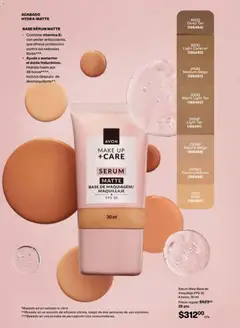Vista previa de AVON campaña 8 2026, nuevo folleto de la tienda, válido en México a partir del 08.05.2026 | Página: 88 | Productos: Base de maquillaje, Serum, Mate, Maquillaje
