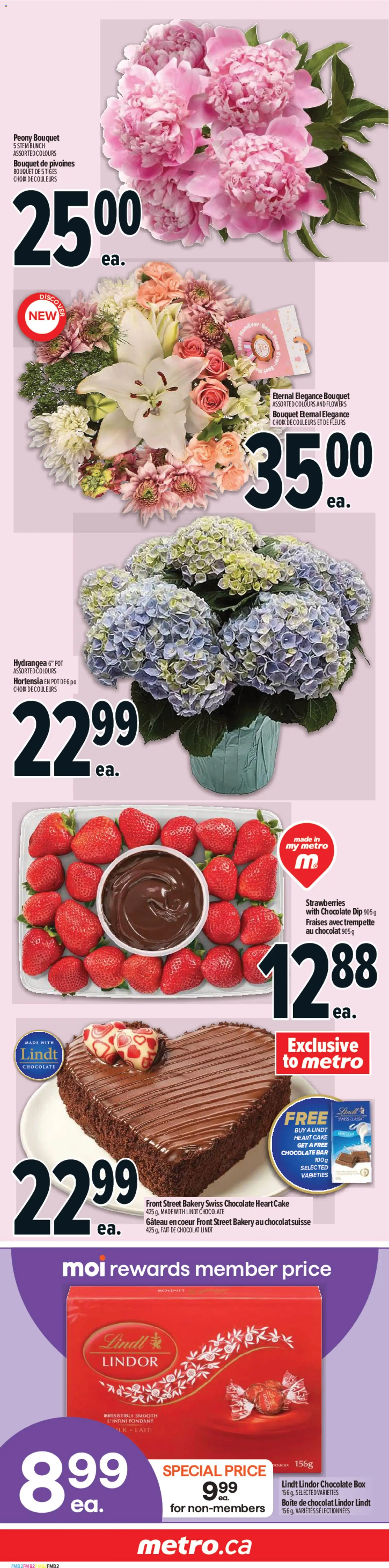 Metro flyer valid from 07.05.2026 | Page: 2 | Products: Strawberries, Bakery, Box, Chocolate