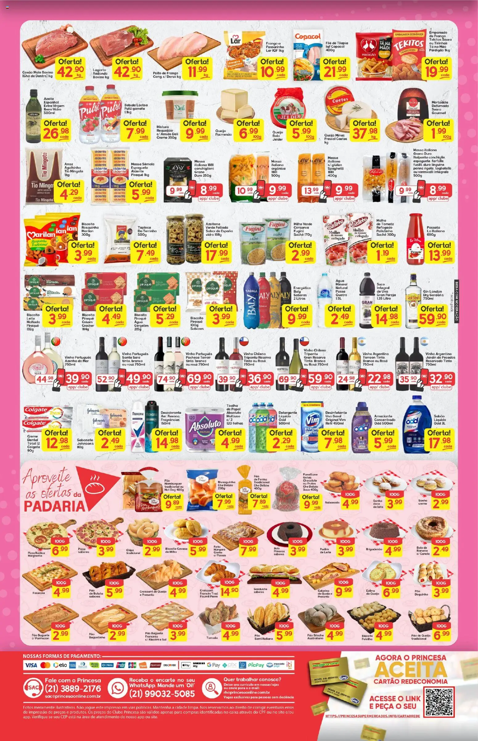 Princesa Folheto - válido de 18.05.2026 | Página: 2 | Produtos: Presunto, Sabonete, Filé de tilápia, Amaciante