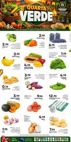 Mercadão Atacadista ofertas Quarta Verde - Pré-Visualização do folheto da loja Mercadão Atacadista, válido de 27.05.2026