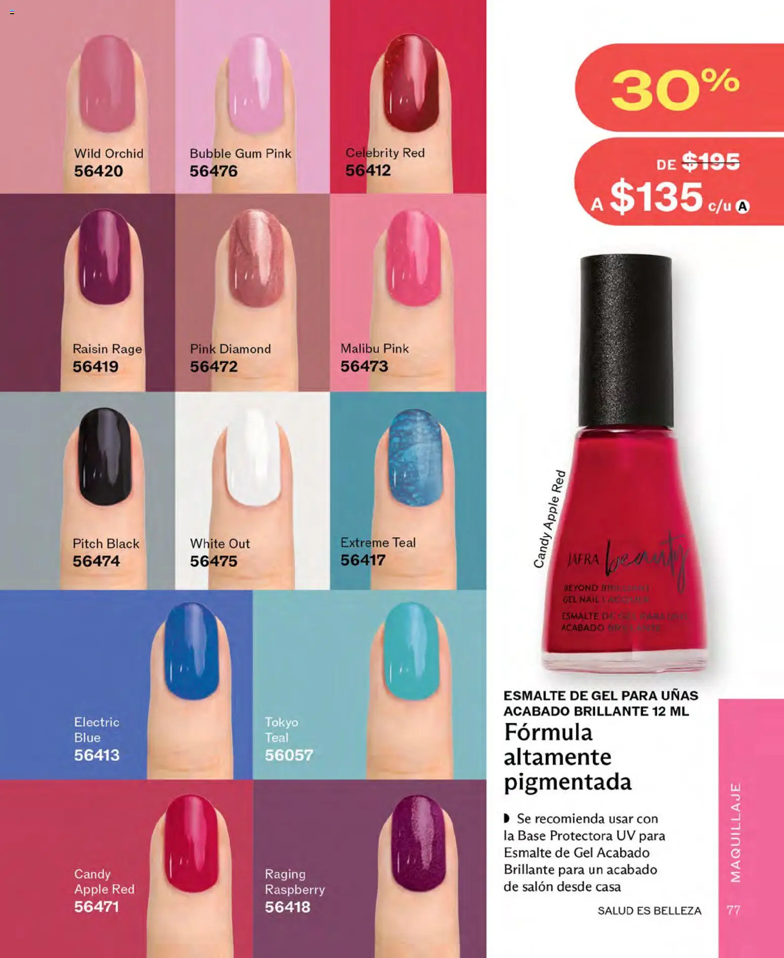 Nuevas ofertas de JAFRA válidas en toda la República Mexicana desde el 01.06.2026. ¡Encuentra las mejores ofertas en JAFRA catálogo! | Página: 77 | Productos: Maquillaje