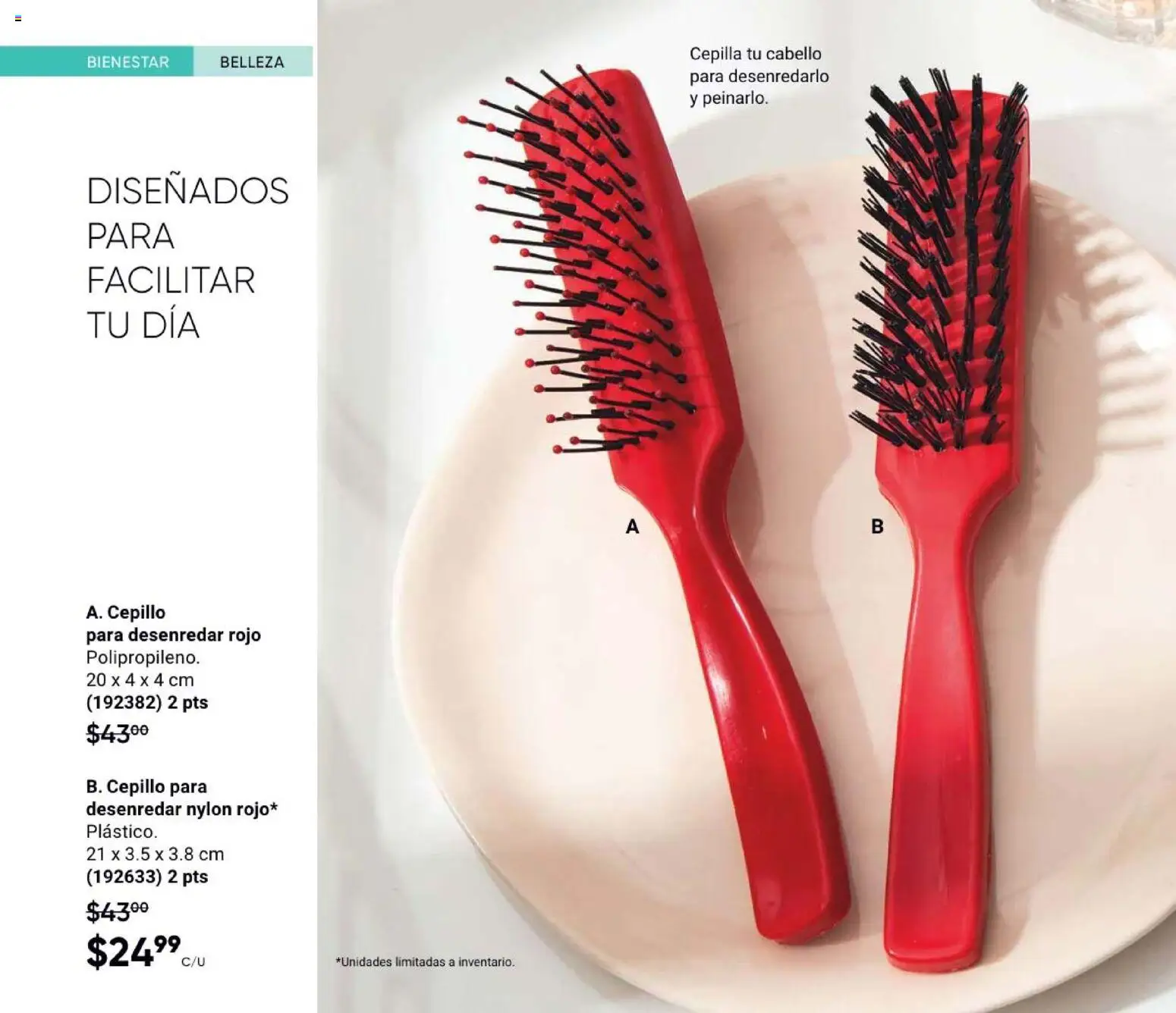 Nuevas ofertas de AVON válidas en toda la República Mexicana desde el 20/08/2026. ¡Encuentra las mejores ofertas en AVON Casa & Estilo 12 2026! | Página: 118 | Productos: Cepillo