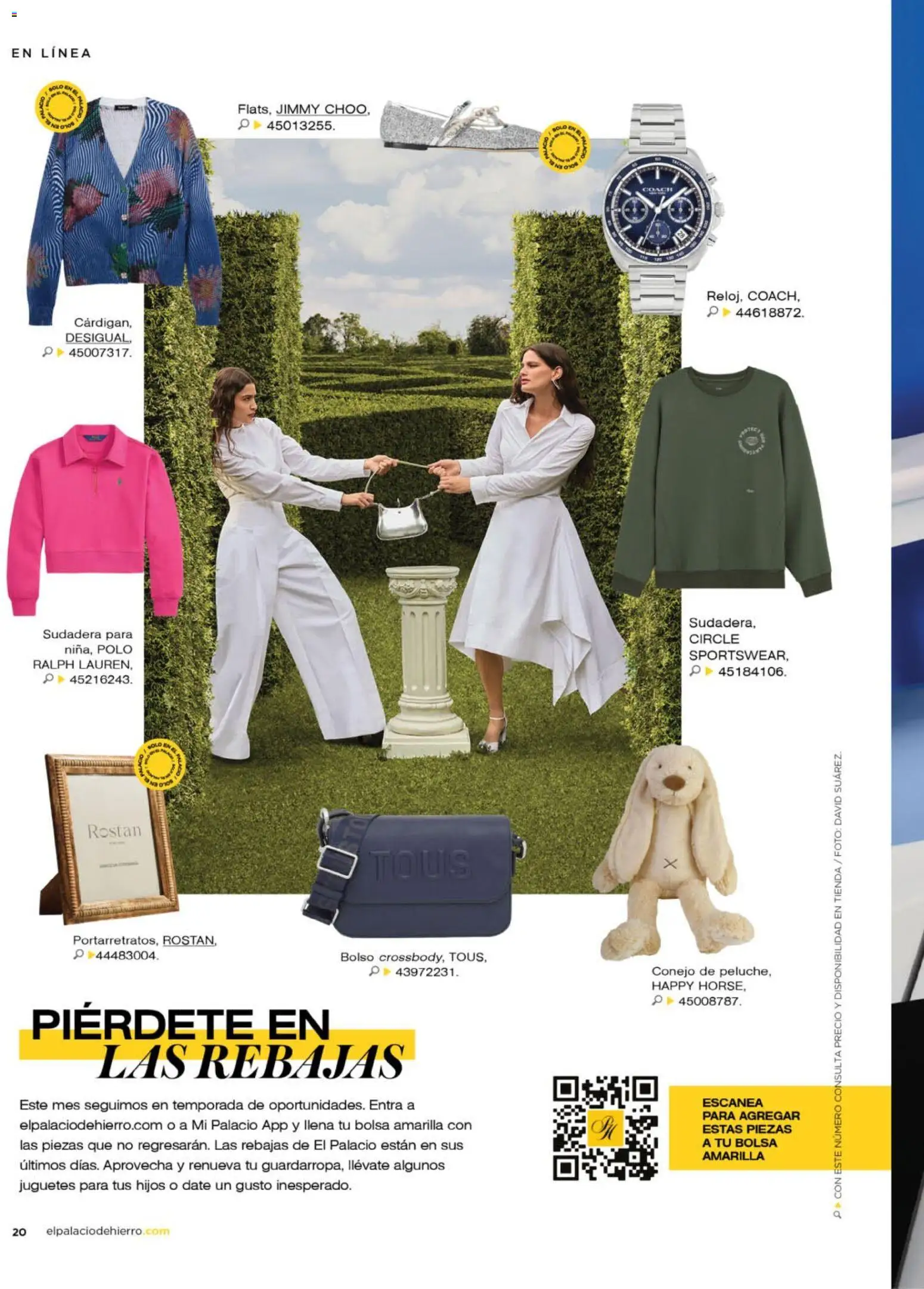 Nuevas ofertas de Palacio De Hierro válidas en toda la República Mexicana desde el 01/08/2026. ¡Encuentra las mejores ofertas en Palacio De Hierro catálogo! | Página: 23 | Productos: Bolsa, Bolso, Sudadera