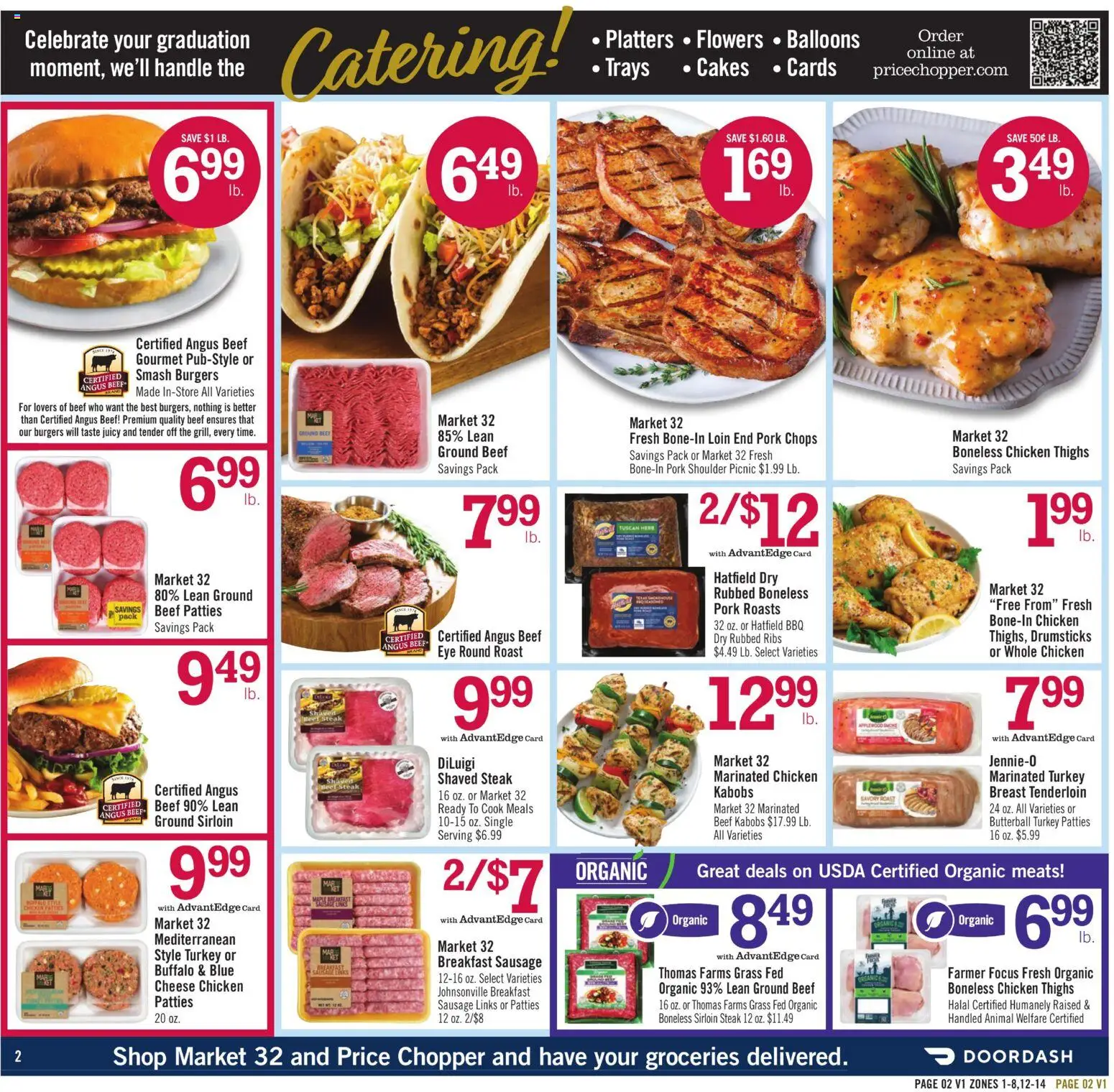 Price Chopper Weekly Ad - valid from 07.06.2026 | Page: 2 | Products: Cheese, Beef, Sausage, Beet