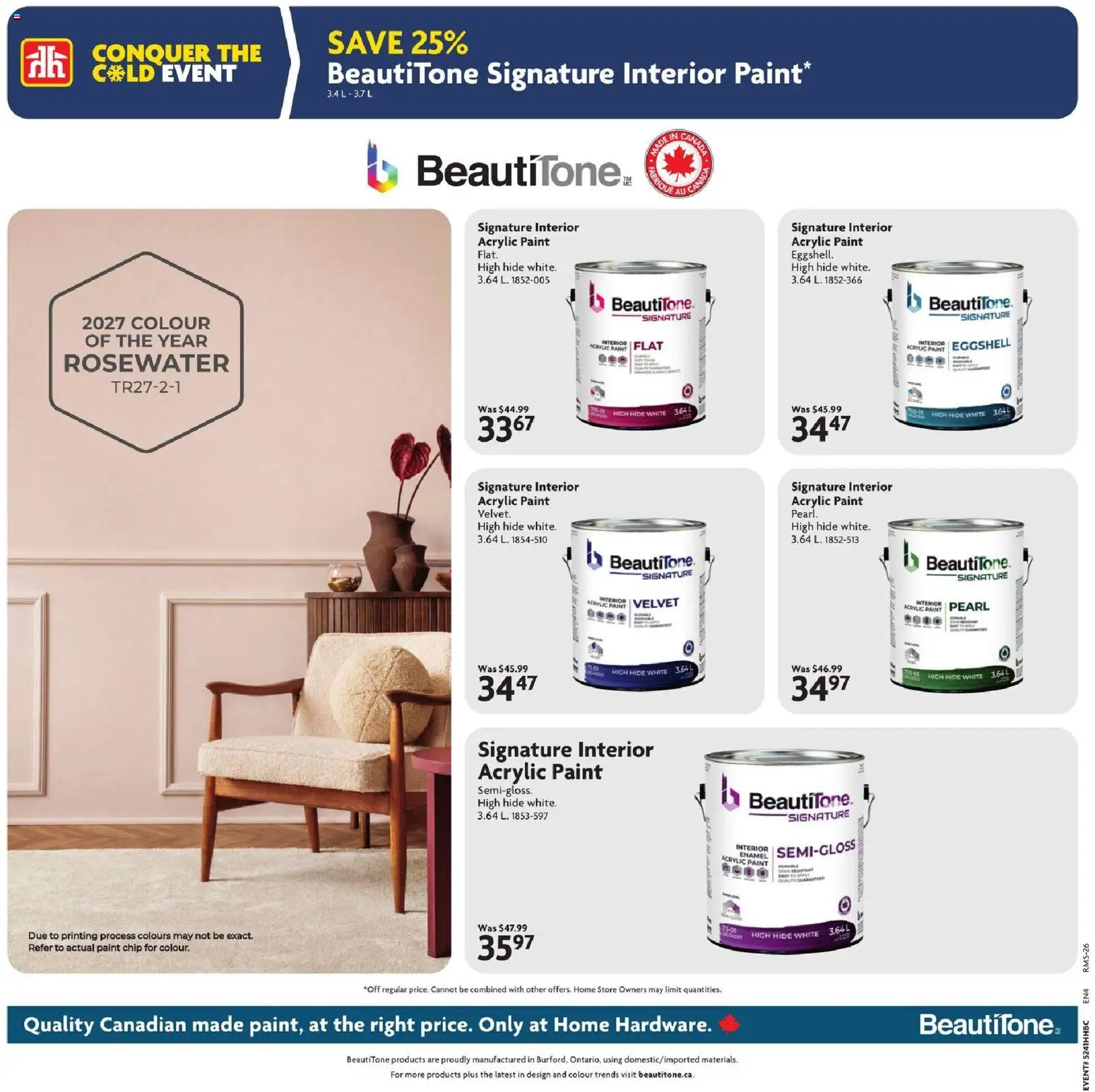 Home Hardware flyer valid from Oct 22, 2026 | Page: 6