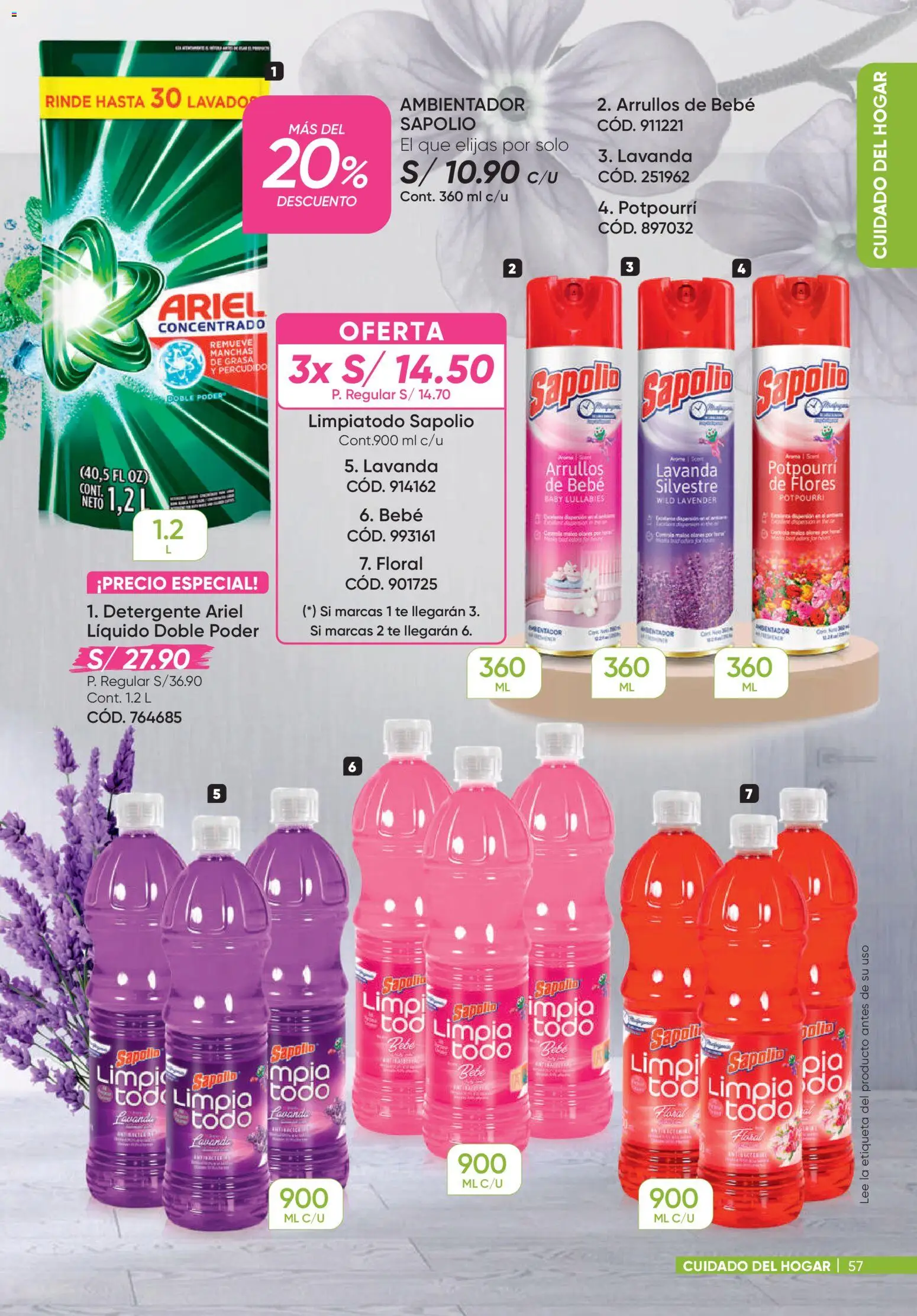 Catálogo Azzorti válido desde 18.05.2026 | Página: 57 | Productos: Detergente, Té