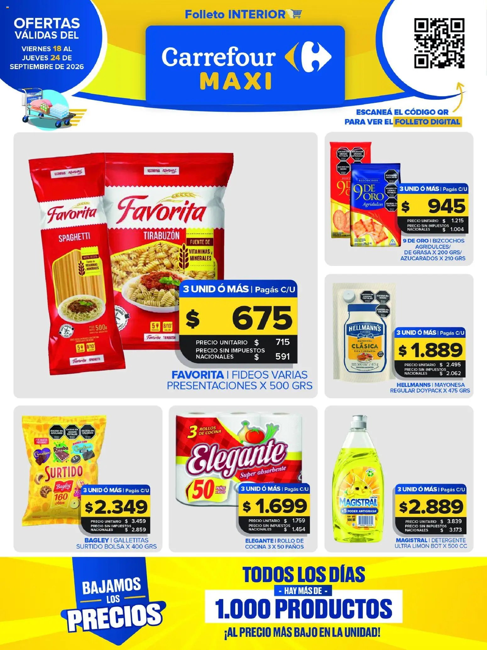 Carrefour Maxi catálogo │ válido desde el 18/09/2026 | Página: 1