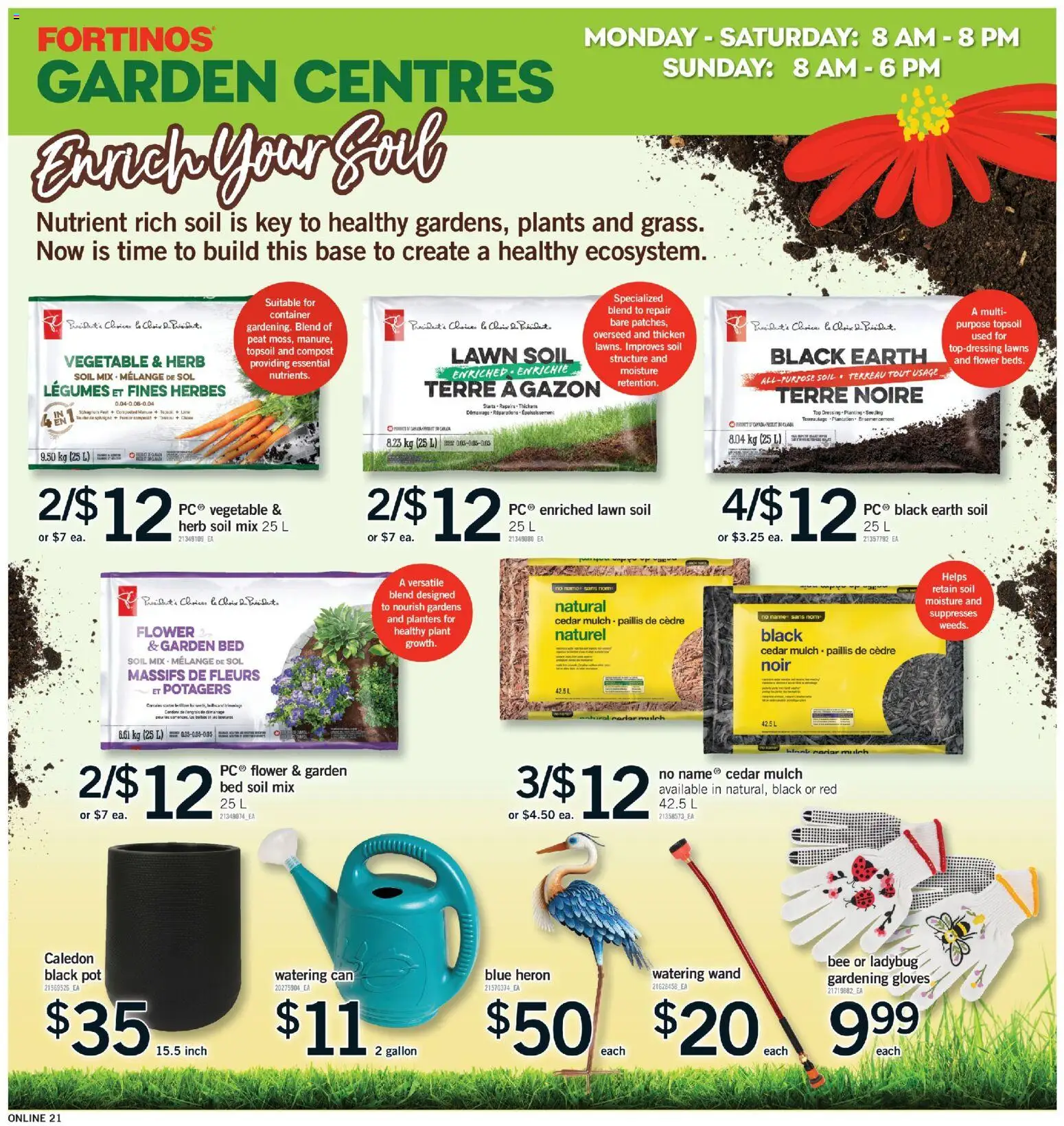 Fortinos flyer valid from 21.05.2026 | Page: 20 | Products: Gloves, Bed