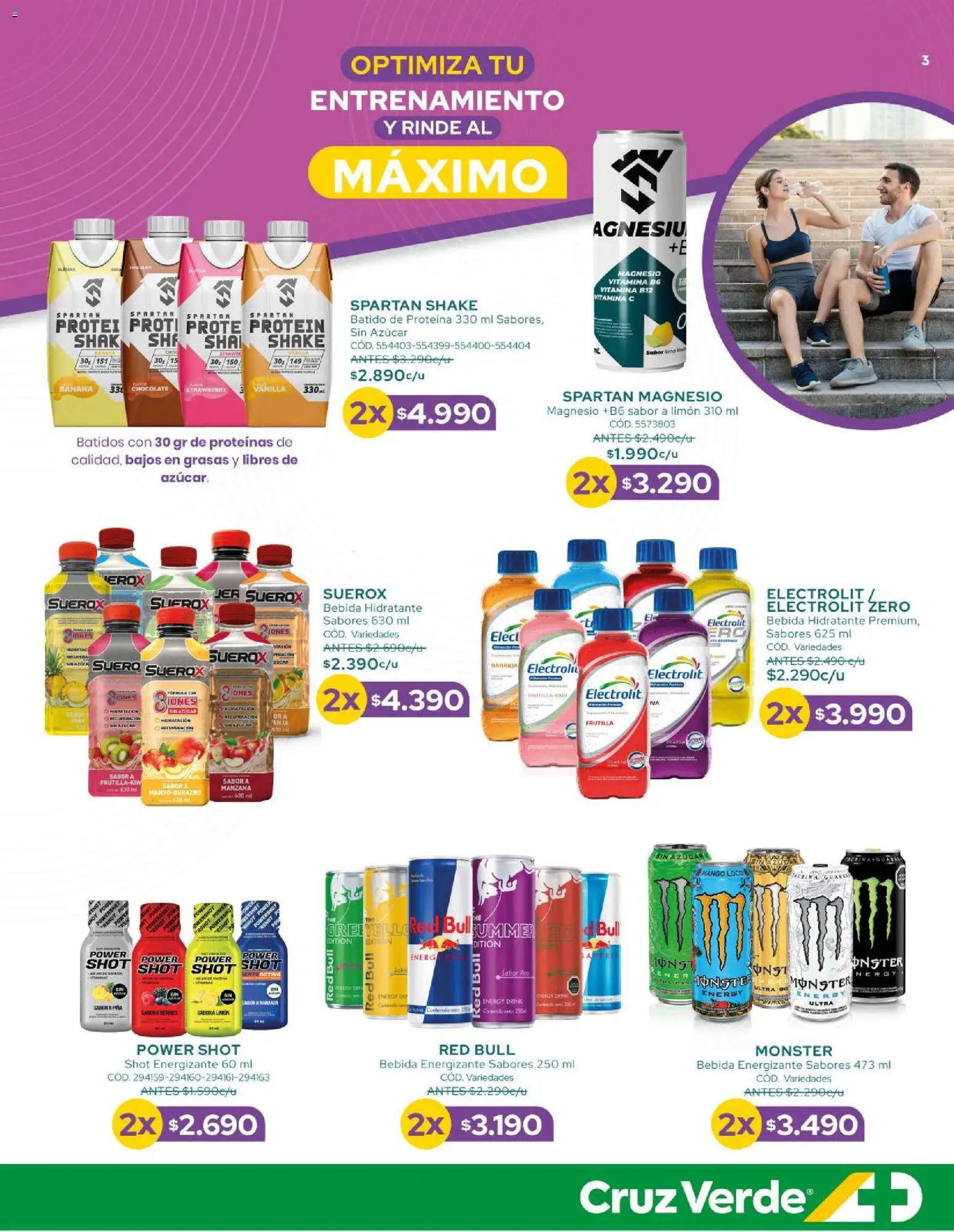 Cruz Verde - Bebestibles y Snacks │ válido desde el 01.06.2026 | Página: 3 | Productos: Lima, Manzana, Chocolate, Frutilla