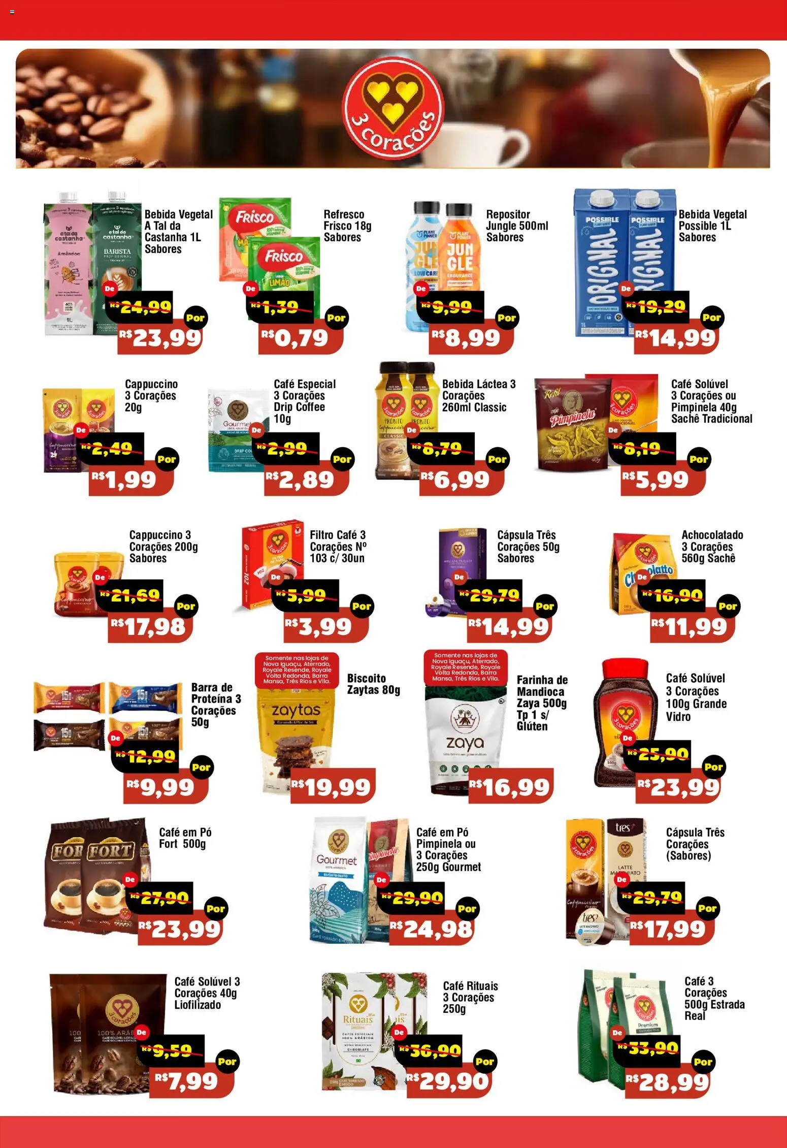 Royal Supermercados Folheto - válido de 10/08/2026 | Página: 11 | Produtos: Mandioca, Pó, Cappuccino, Chocolate
