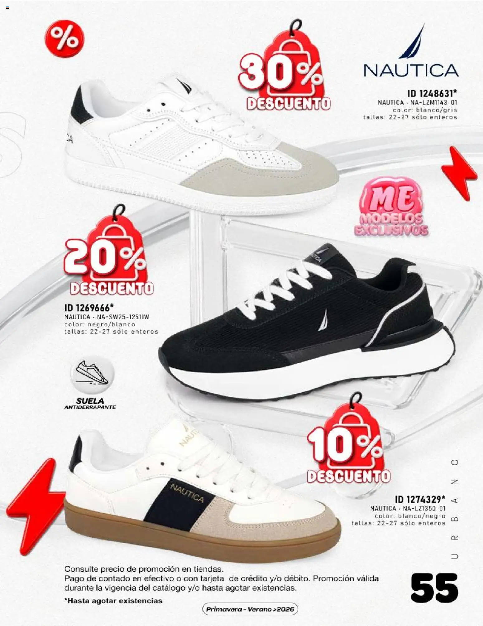 Nuevas ofertas de Price Shoes válidas en toda la República Mexicana desde el 03/07/2026. ¡Encuentra las mejores ofertas en Price Shoes catálogo Oportunidades Urbano! | Página: 55