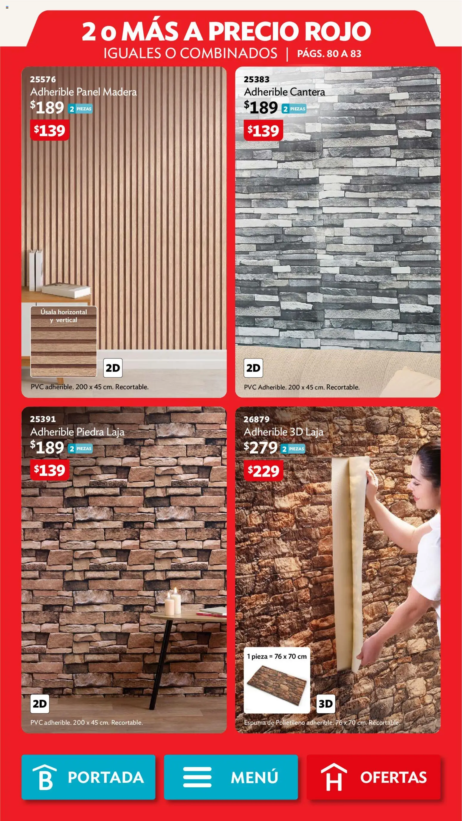 Nuevas ofertas de Betterware válidas en toda la República Mexicana desde el 01.06.2026. ¡Encuentra las mejores ofertas en Betterware campaña 6 2026! | Página: 82