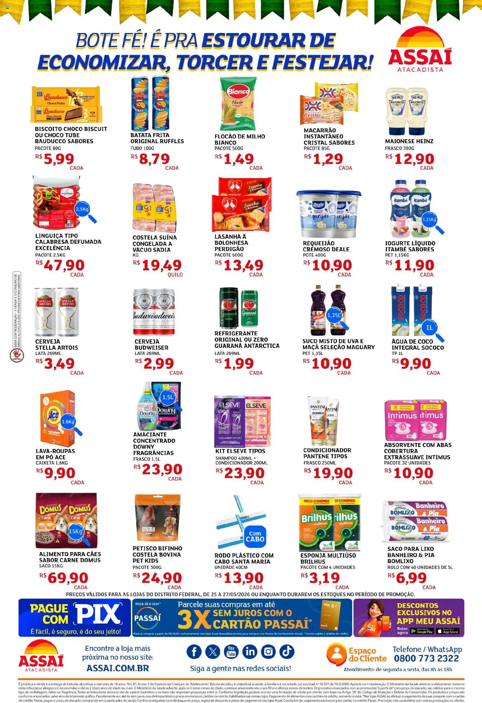 Assaí Atacadista Folheto - válido de 25.05.2026 | Página: 2 | Produtos: Condicionador, Guaraná, Iogurte, Amaciante