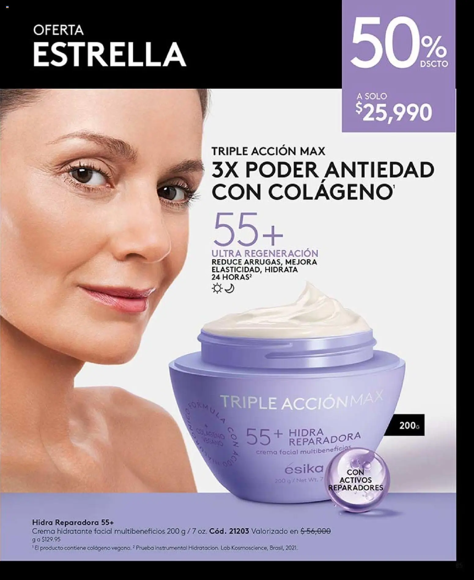 Ésika revista - valida desde el 07/08/2026 | Página: 85 | Productos: Crema