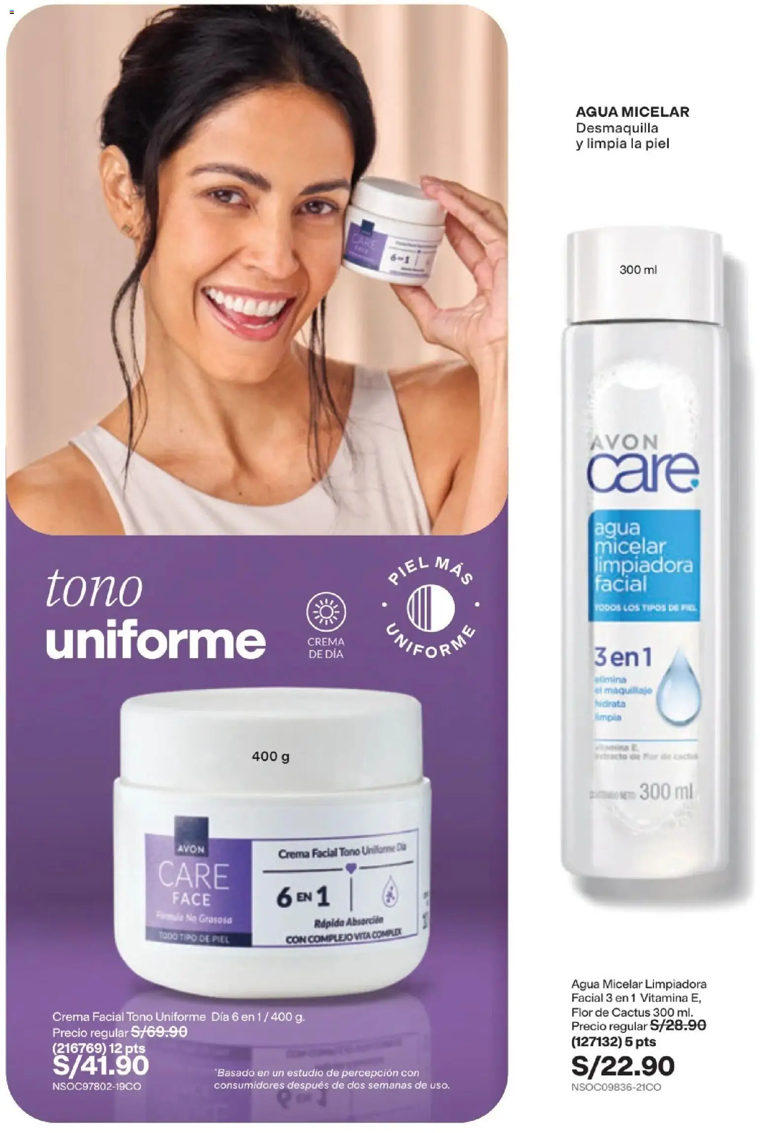 Catálogo Avon válido desde 15/09/2026 | Página: 106 | Productos: Crema, Agua, Maquillaje