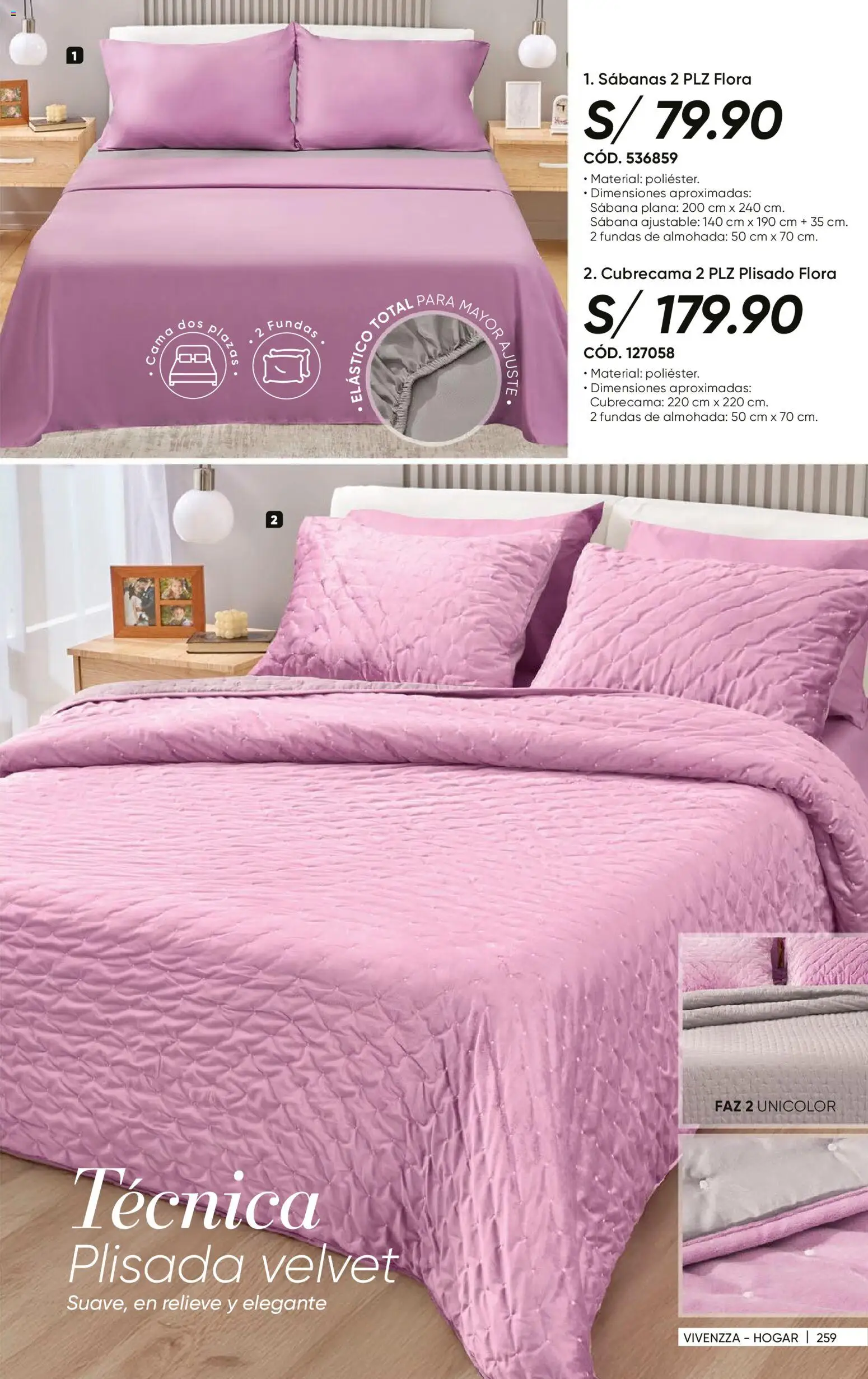 Catálogo Azzorti válido desde 18.05.2026 | Página: 261 | Productos: Cama, Almohada