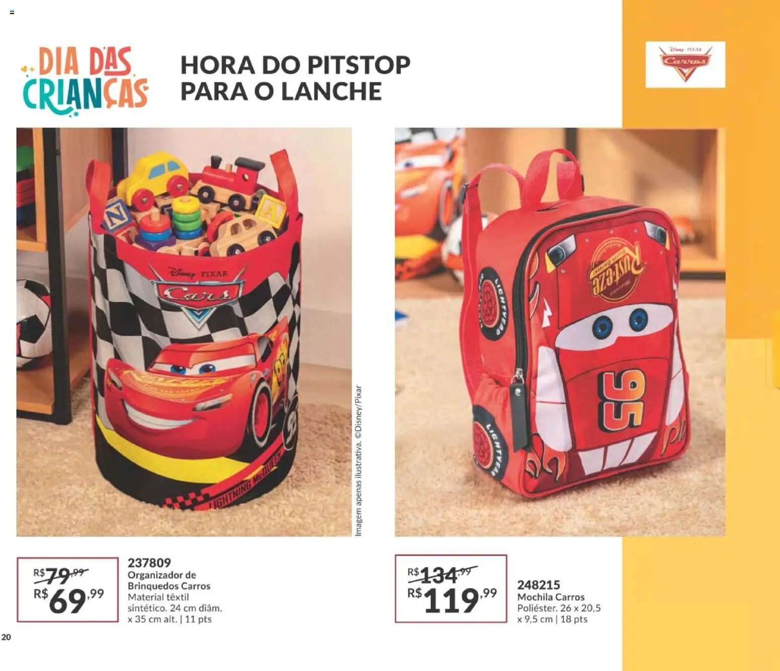 Avon Folheto - válido de 21/09/2026 | Página: 20 | Produtos: Organizador, Brinquedos, Mochila