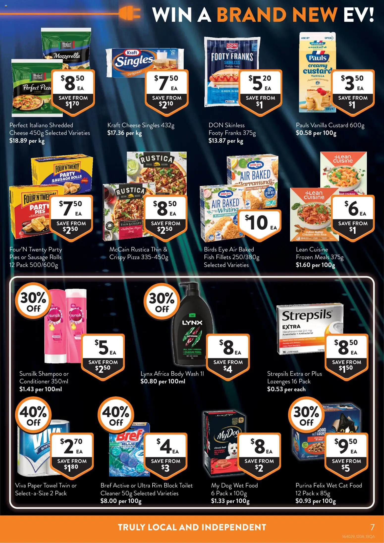 Foodworks catalogue - valid from 12/08/2026 | Page: 7 | Products: Toilet, Shampoo, Pies, Vanilla