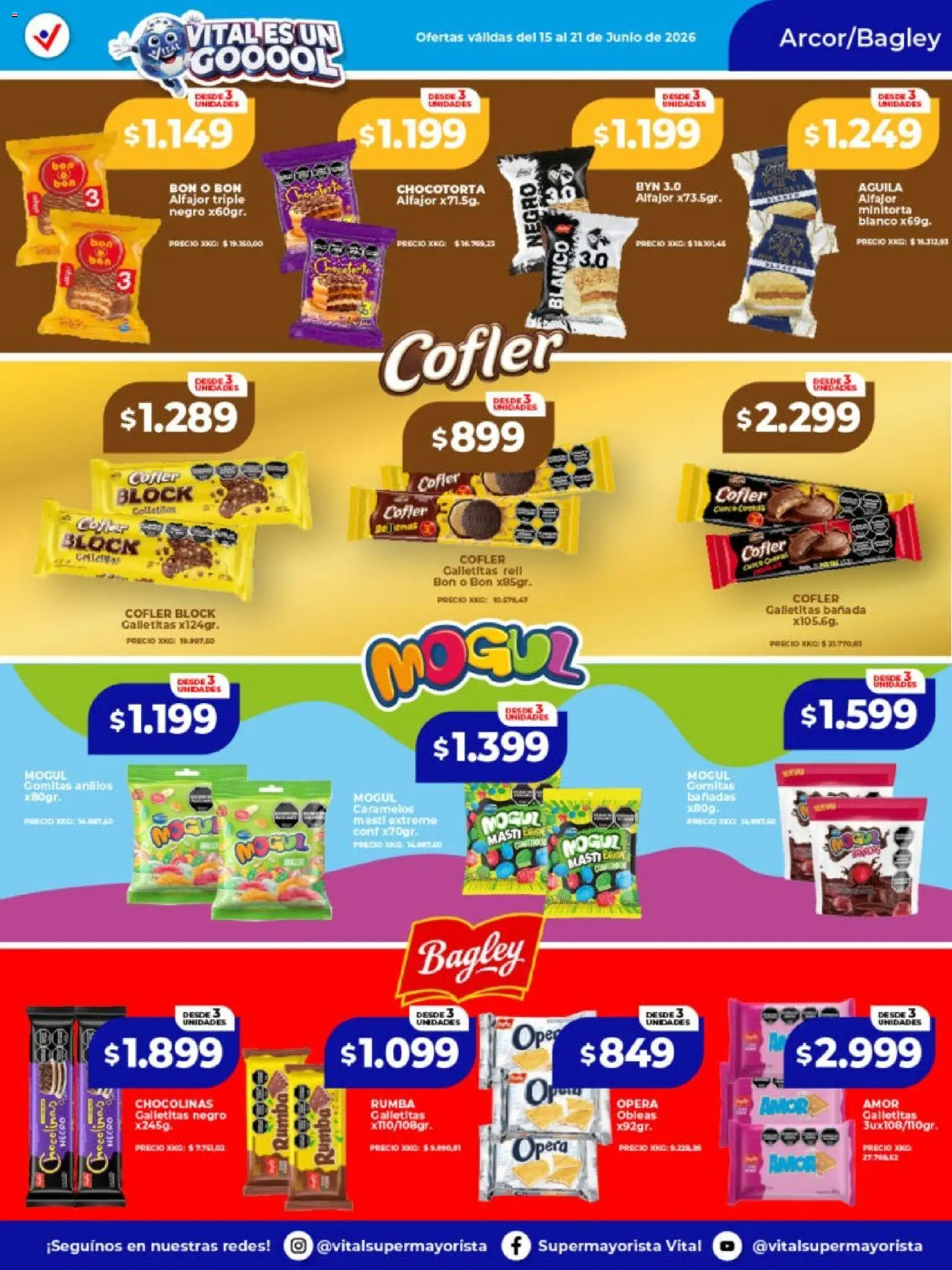 Vital - Ofertas │ válido desde el 15.06.2026 | Página: 22 | Productos: Galletitas, Gomitas, Alfajor