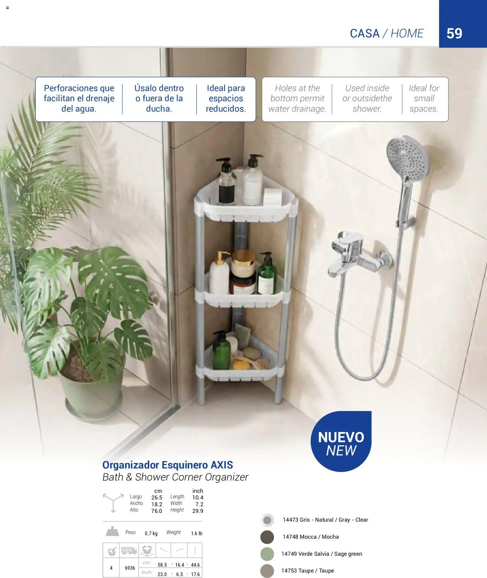 Rimax revista - valida desde el 01/01/2026 | Página: 59 | Productos: Peso, Organizador
