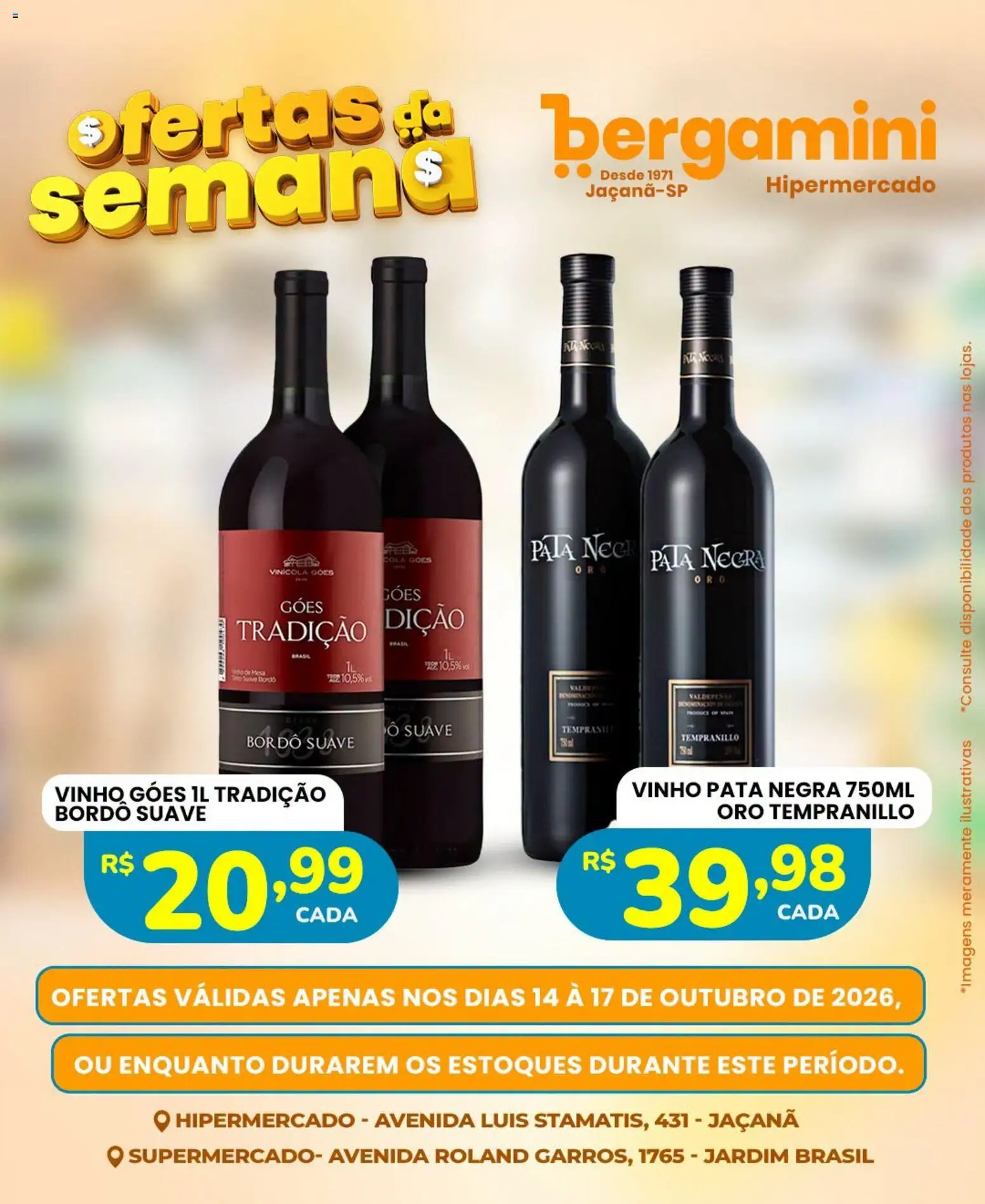 Supermercado Bergamini Folheto - válido de 14/10/2026 | Página: 21