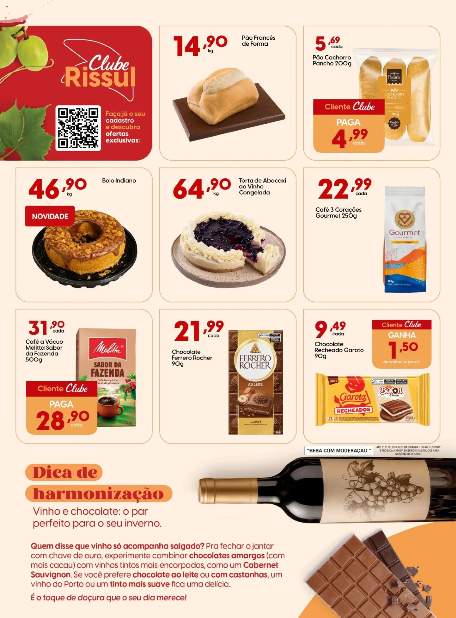 Rissul Folheto - válido de 05.06.2026 | Página: 11 | Produtos: Faca, Pão, Chocolate, Ferrero Rocher