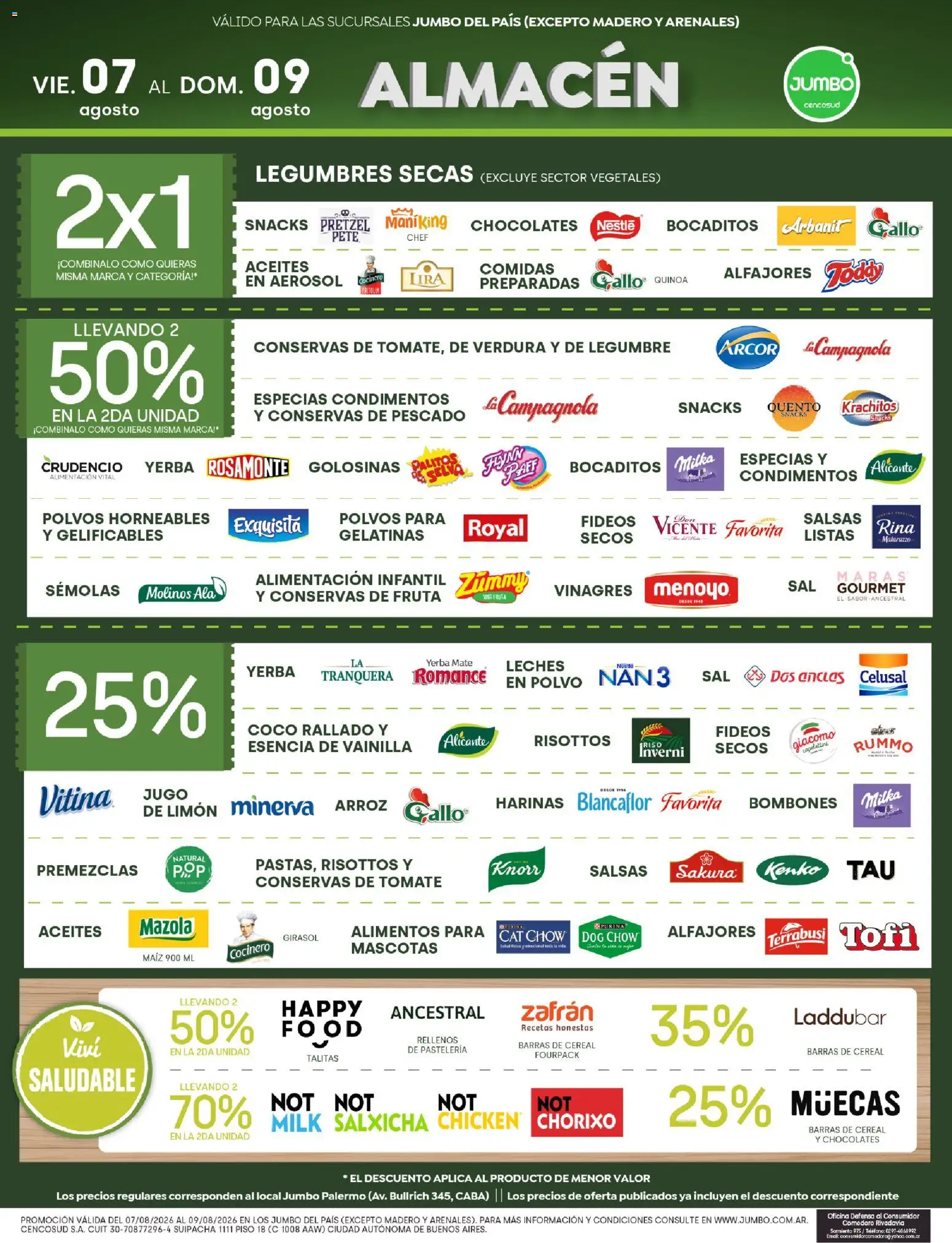 Jumbo - OfertasmSalta & Tucumán │ válido desde el 07/08/2026 | Página: 3 | Productos: Mate, Vainilla, Jugo, Quinoa