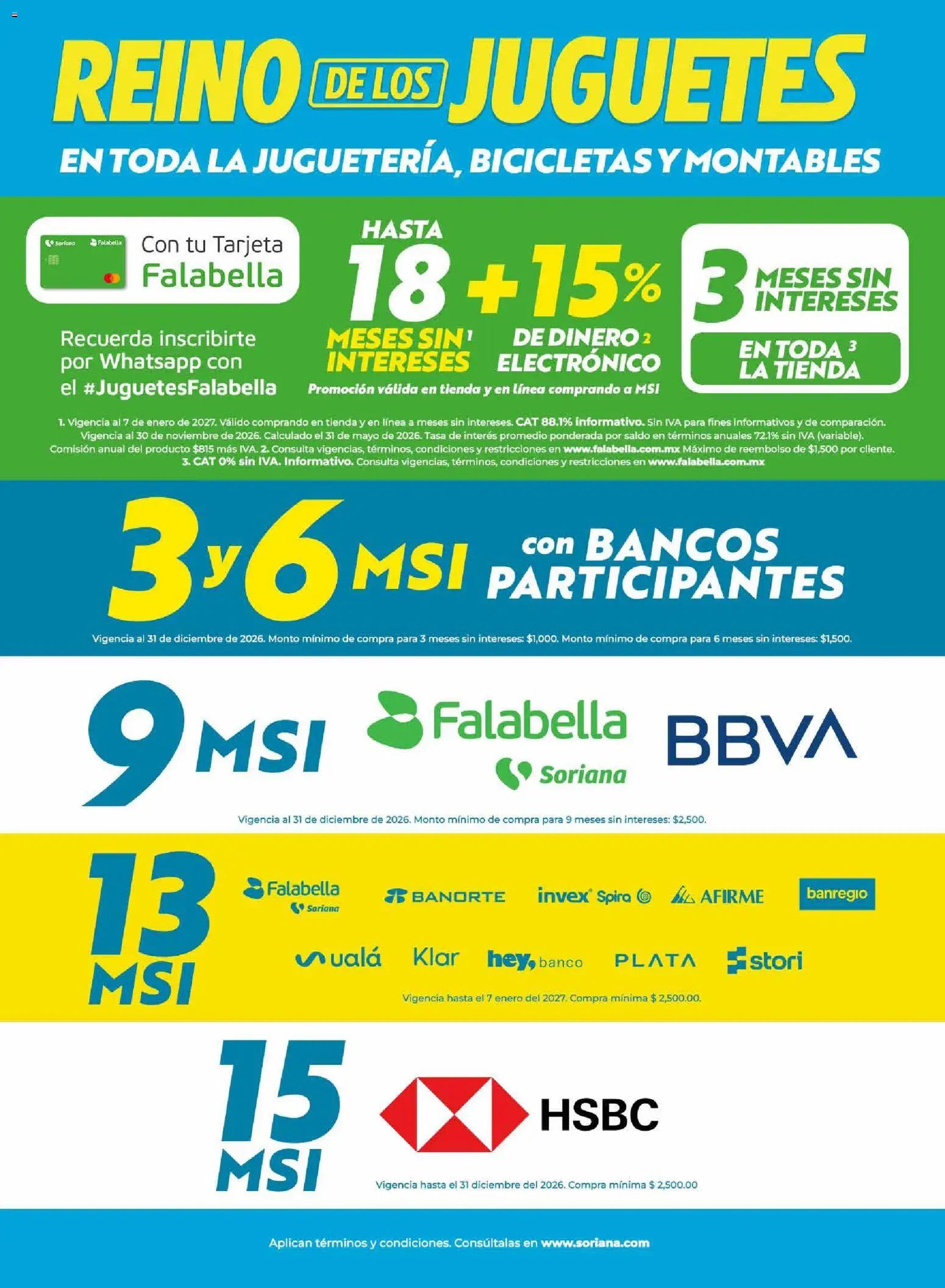 Nuevas ofertas de Soriana válidas en toda la República Mexicana desde el 15/10/2026. ¡Encuentra las mejores ofertas en Soriana folleto Reino de los Juguetes! | Página: 2