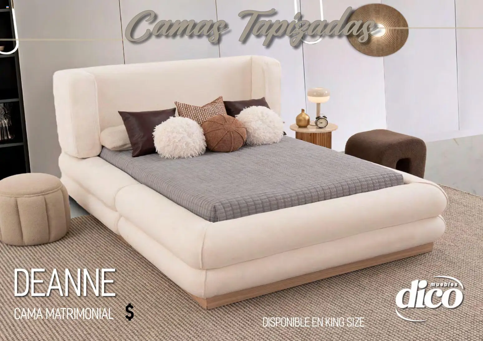 Nuevas ofertas de Muebles Dico válidas en toda la República Mexicana desde el 01.04.2026. ¡Encuentra las mejores ofertas en Muebles Dico catálogo Camas tapizadas ! | Página: 4 | Productos: Cama