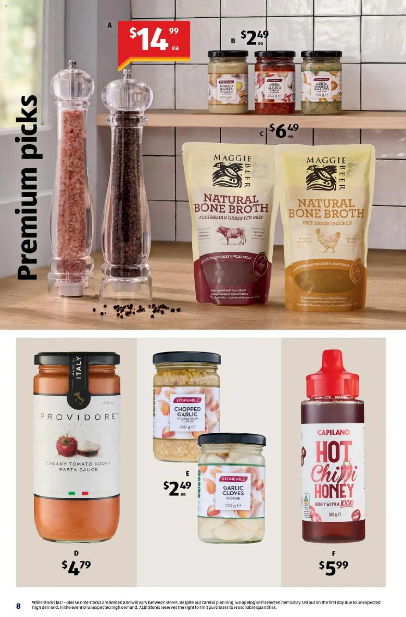 Aldi catalogue - valid from 03.06.2026 | Page: 8 | Products: Grass, Pasta, Vegetables, Garlic