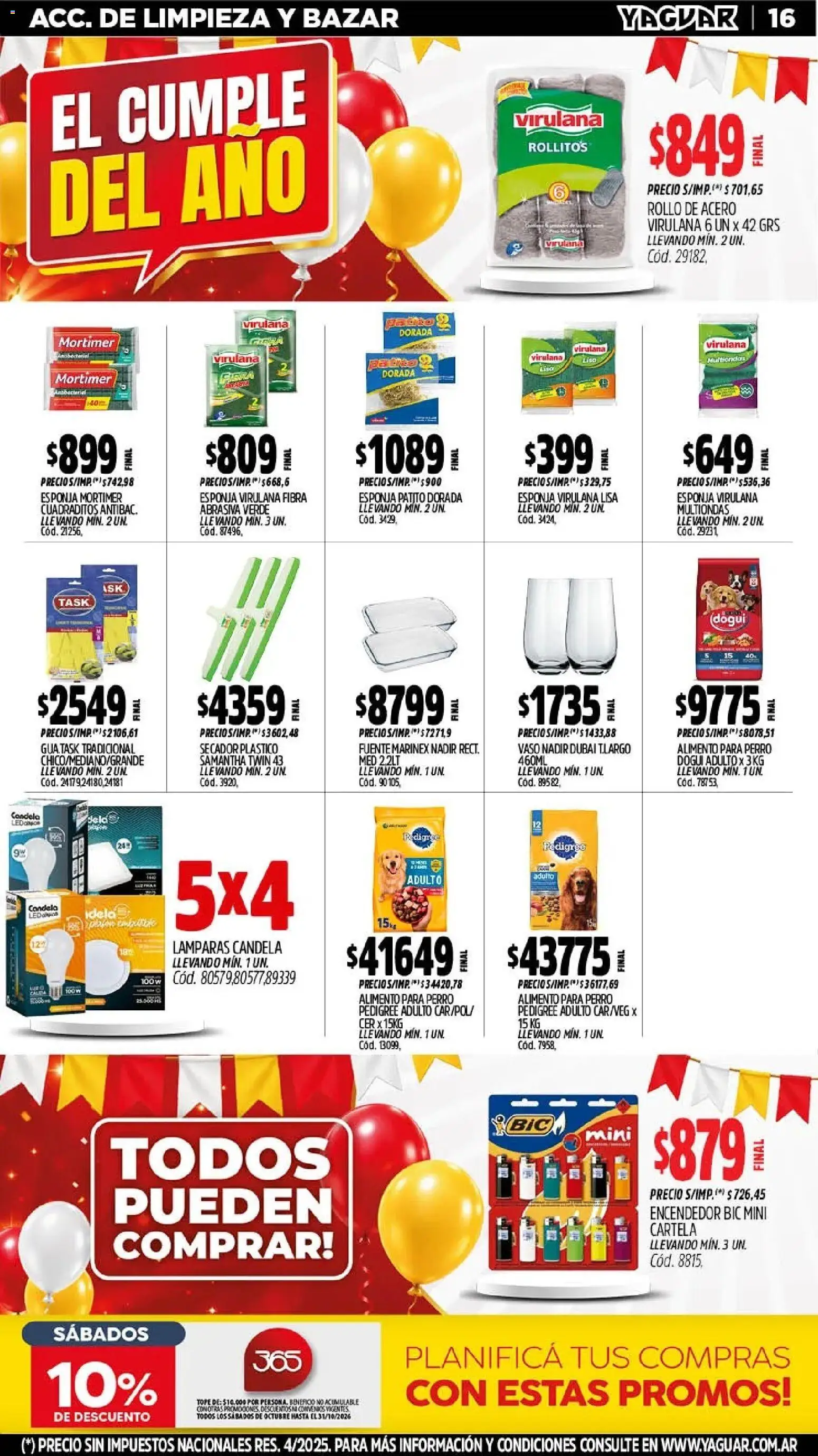 Yaguar - Oferta Semanal Mar del Plata │ válido desde el 19/10/2026 | Página: 18