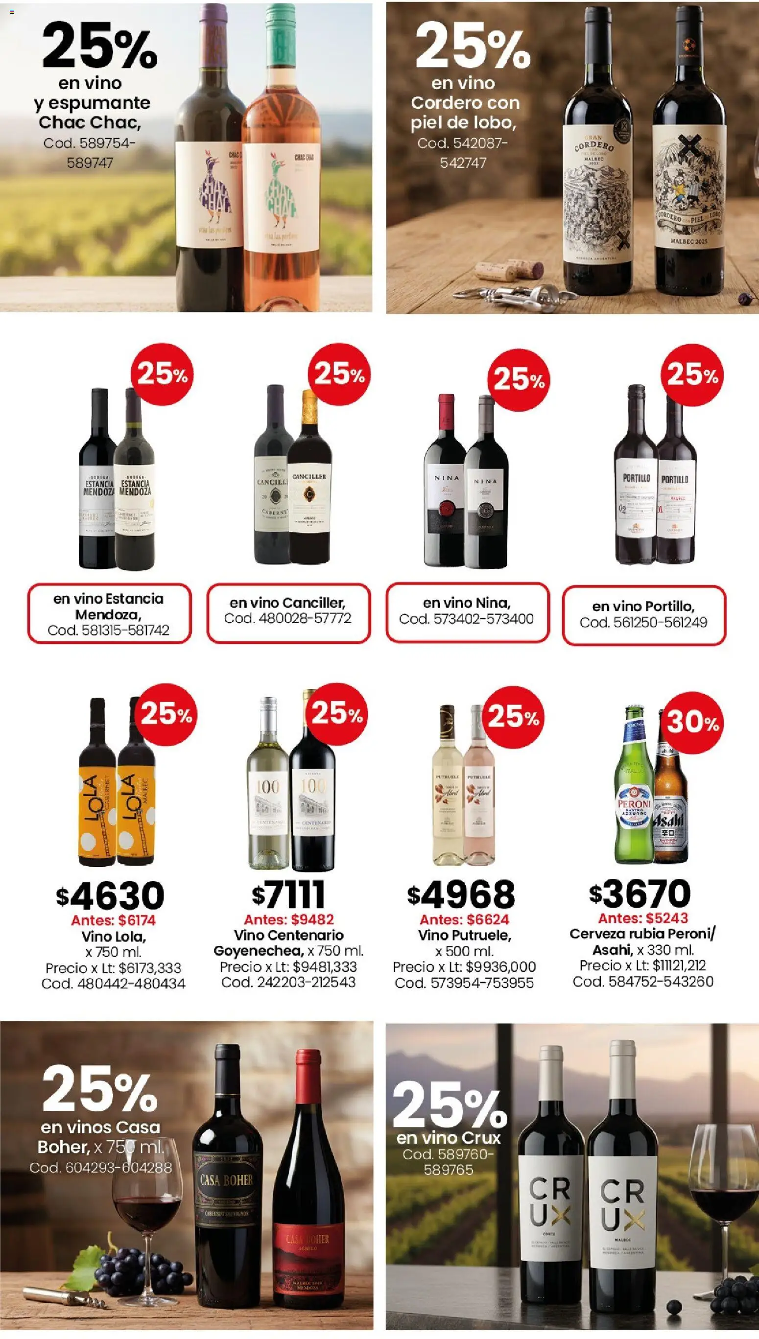 Coto - Almacén y bebidas │ válido desde el 01.06.2026 | Página: 8 | Productos: Vino, Cerveza