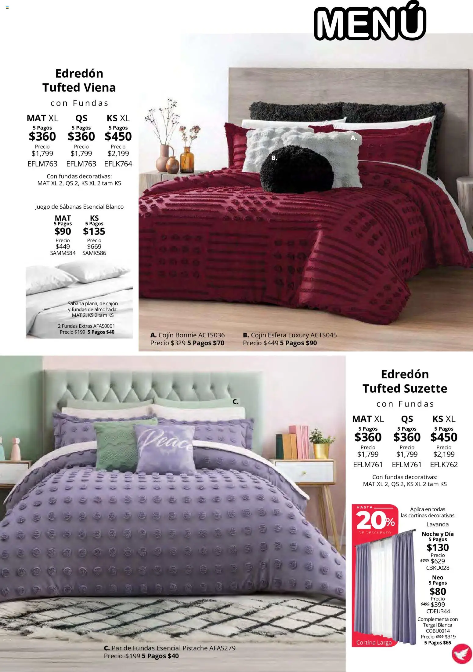 Nuevas ofertas de Colchas Concord válidas en toda la República Mexicana desde el 15/10/2026. ¡Encuentra las mejores ofertas en Colchas Concord catálogo! | Página: 35