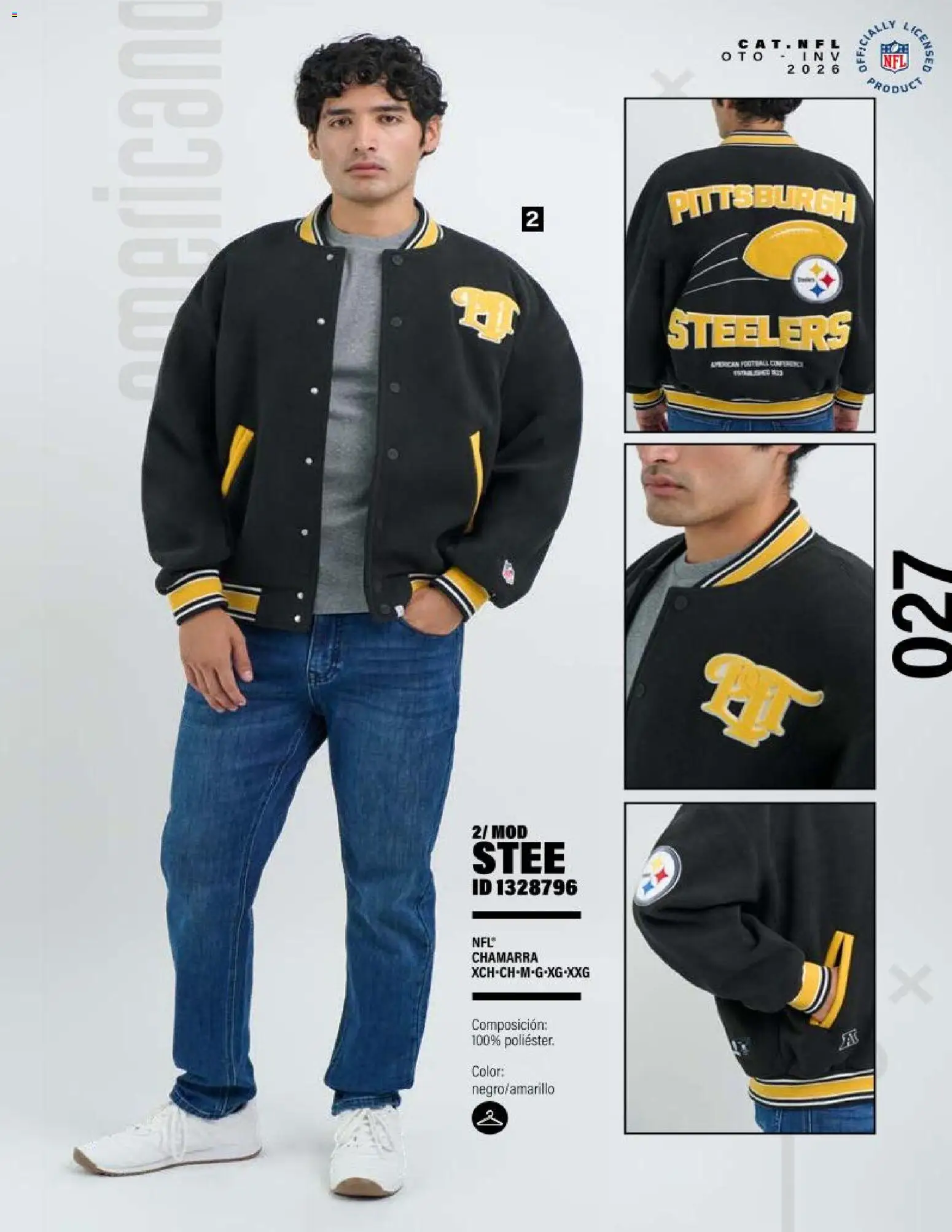 Nuevas ofertas de Price Shoes válidas en toda la República Mexicana desde el 01/09/2026. ¡Encuentra las mejores ofertas en Price Shoes catálogo NFL! | Página: 27 | Productos: Chamarra