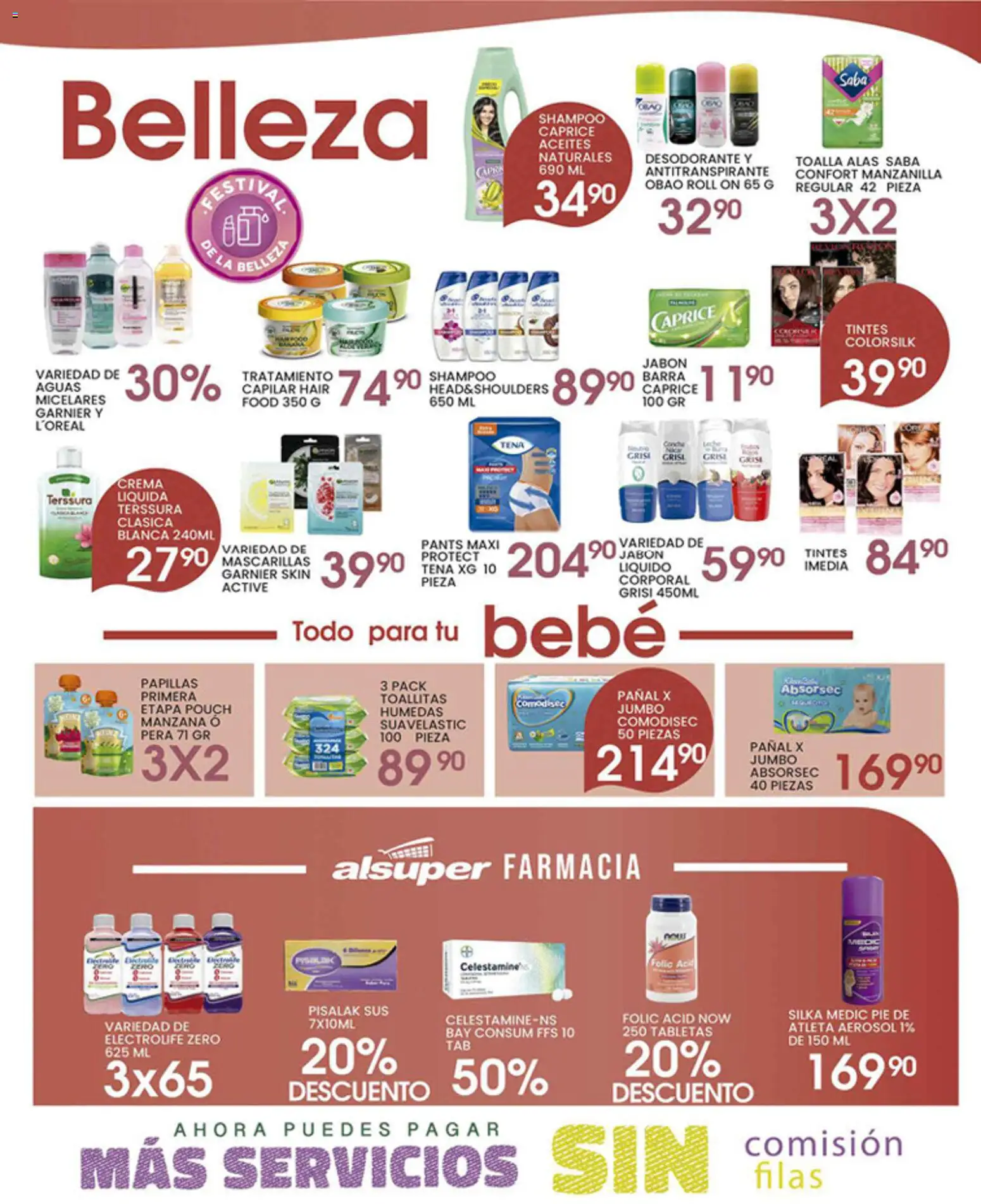 Nuevas ofertas de Alsuper válidas en toda la República Mexicana desde el 15.05.2026. ¡Encuentra las mejores ofertas en Alsuper folleto Laguna! | Página: 4 | Productos: Jabón líquido, Crema, Manzana, Jabón
