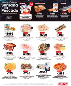 Vista previa Coto - Semana del Pescado válido desde el 18.05.2026