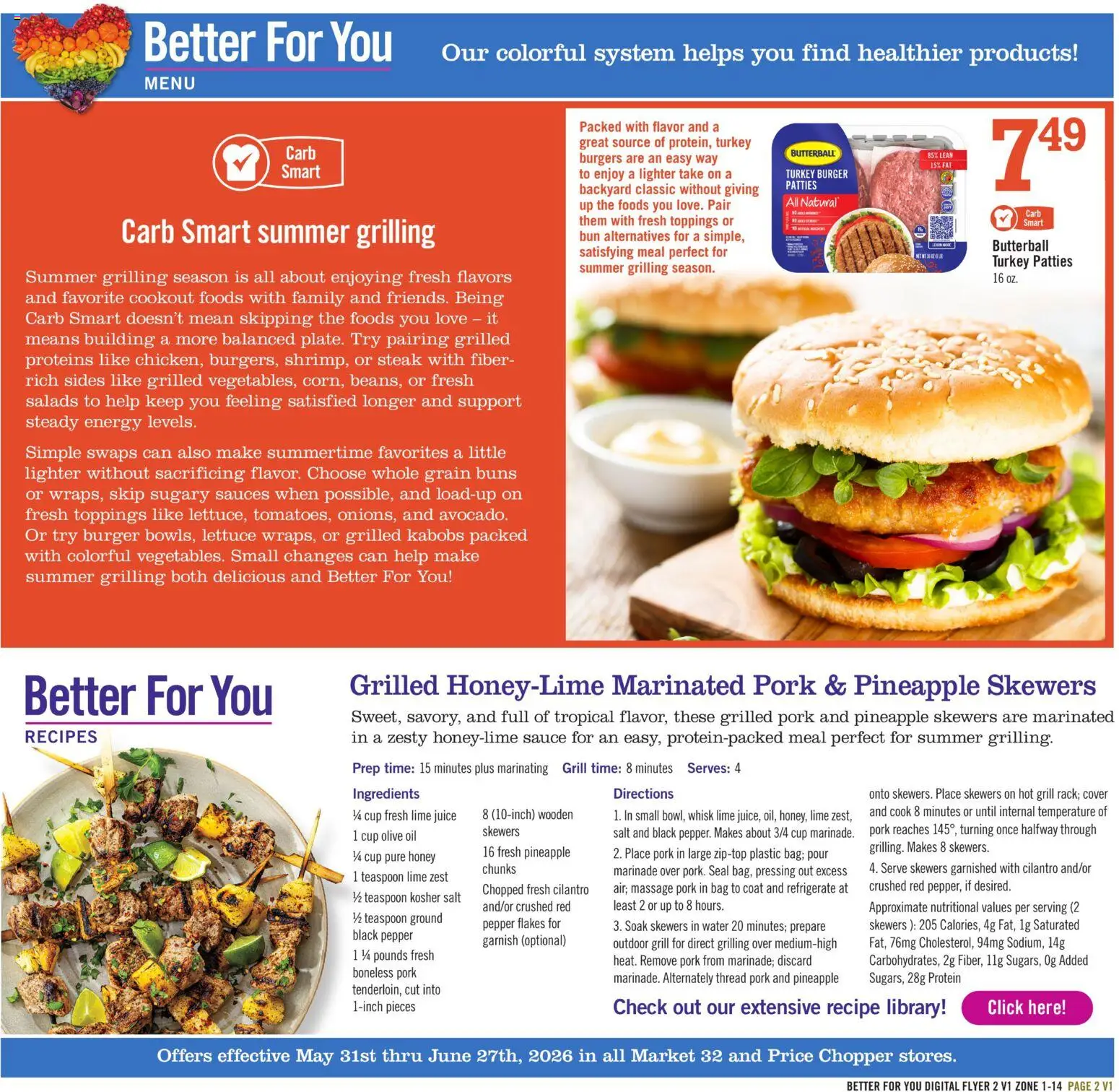 Price Chopper Better For You June - valid from 05.06.2026 | Page: 2 | Products: Juice, Pineapple, Water, Salt