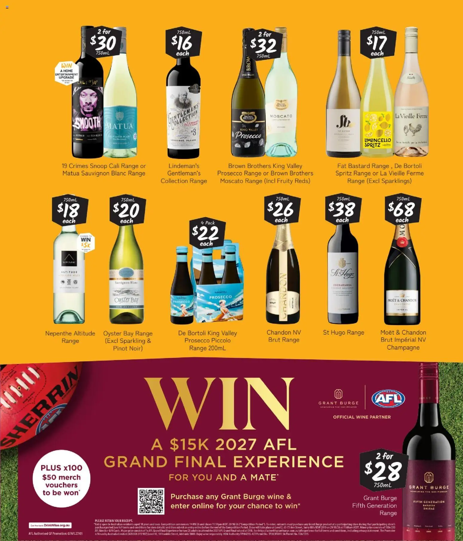 Cellarbrations catalogue - valid from 21/09/2026 | Page: 7 | Products: Champagne, Wine, Prosecco, Moët
