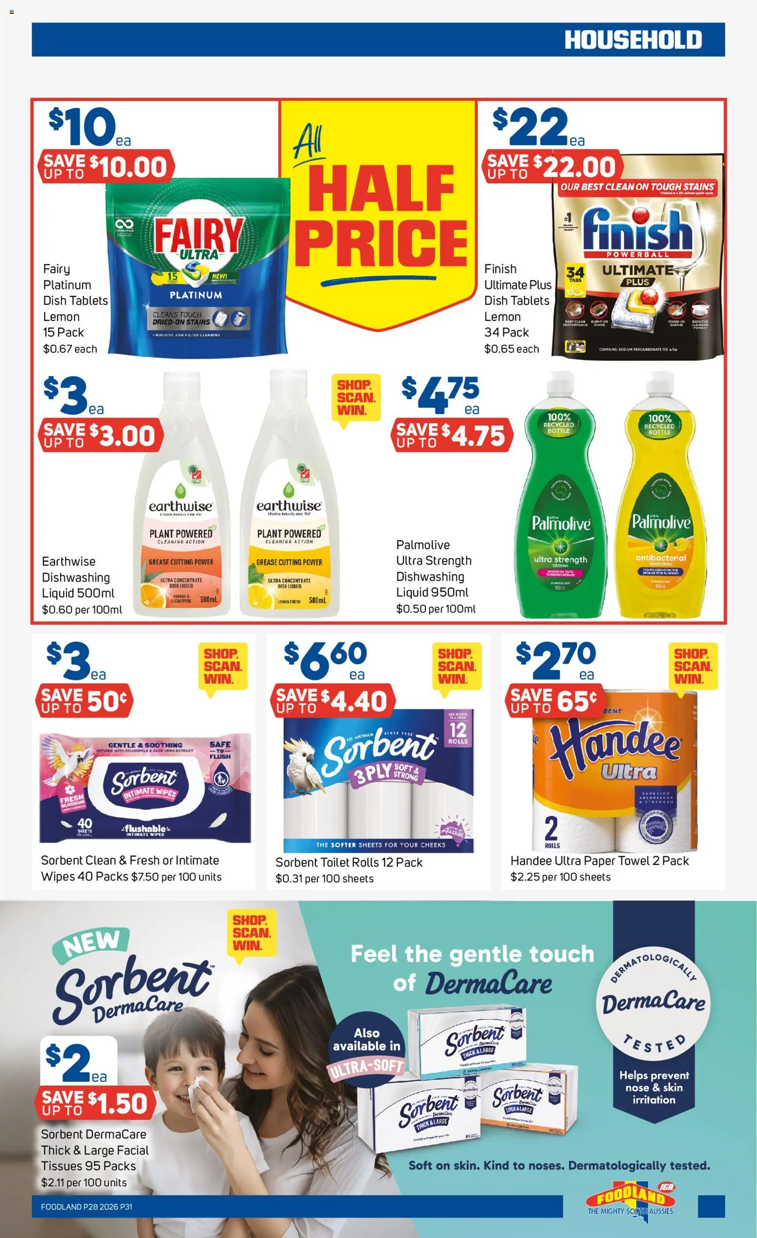 Foodland catalogue - valid from 08/07/2026 | Page: 31 | Products: Toilet, Plant, Lemon, Tissues