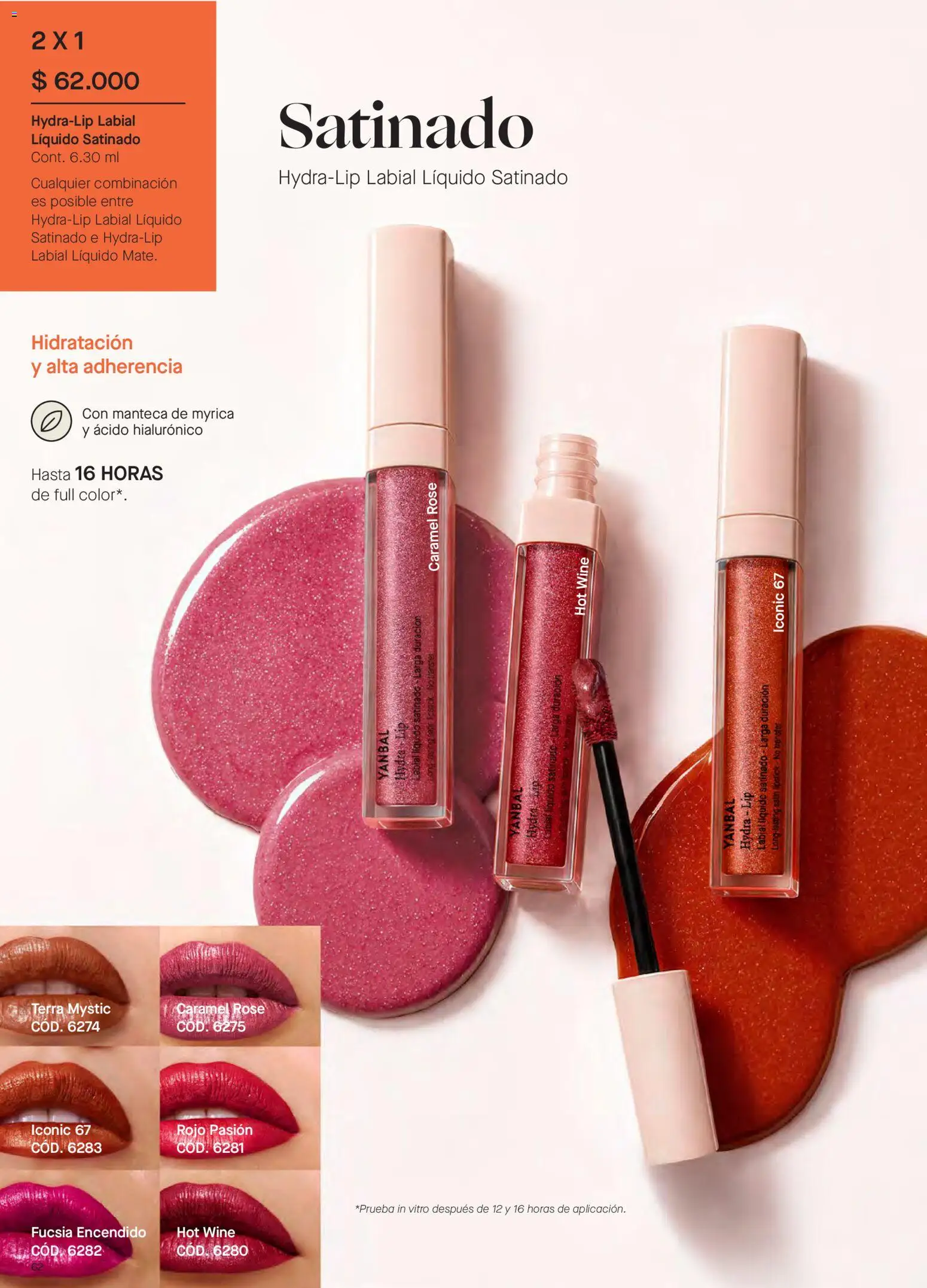 Yanbal revista - valida desde el 15/08/2026 | Página: 62 | Productos: Combinación, Manteca