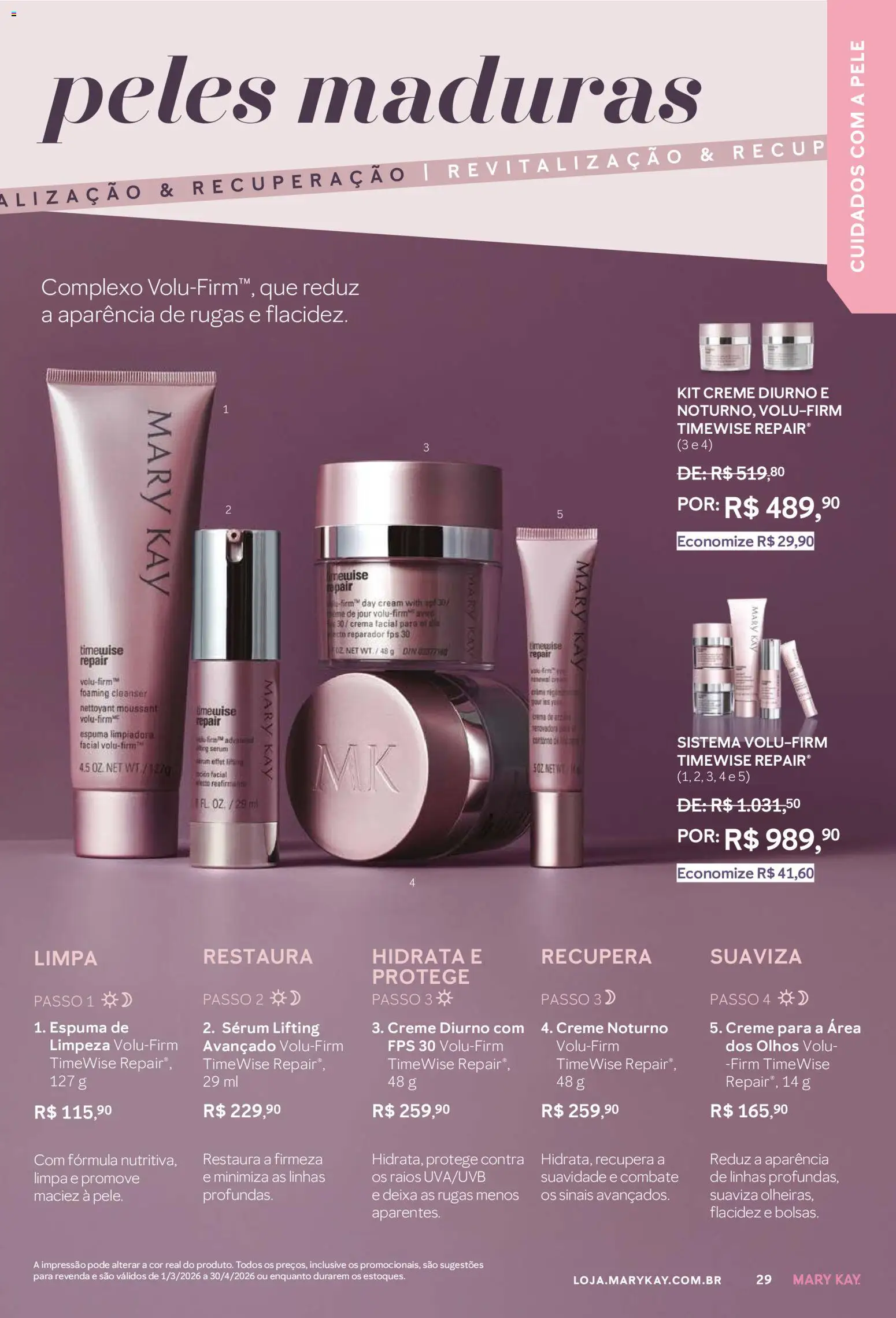 Mary Kay Folheto - válido de 01/03/2026 | Página: 29 | Produtos: Sérum, Creme