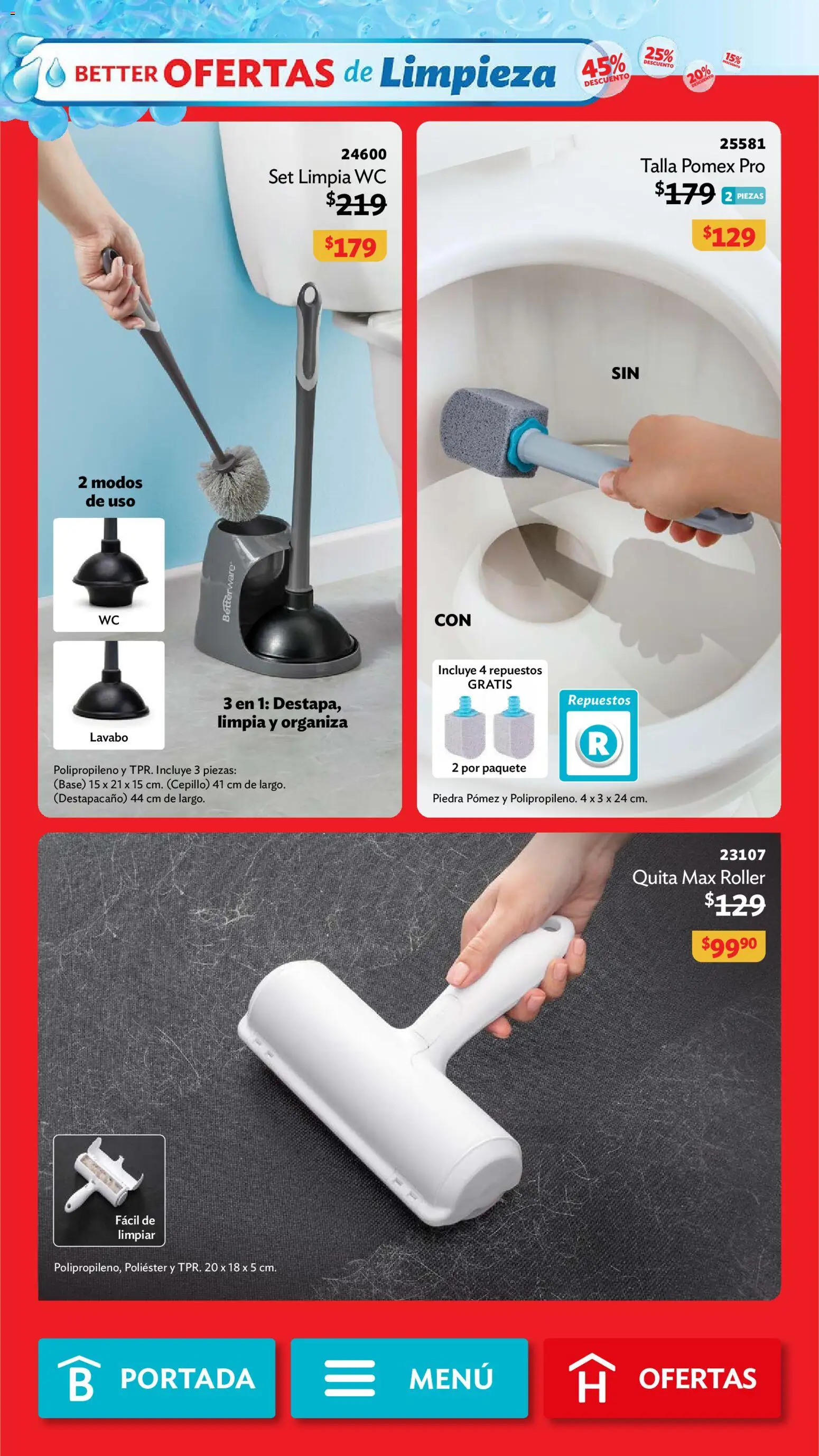 Nuevas ofertas de Betterware válidas en toda la República Mexicana desde el 28/09/2026. ¡Encuentra las mejores ofertas en Betterware campaña 10 2026! | Página: 88