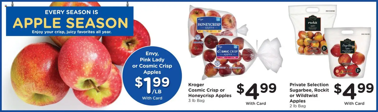 Kroger Weekly Ad - valid from 20.05.2026 | Page: 9 | Products: Apples, Sugar, Bag