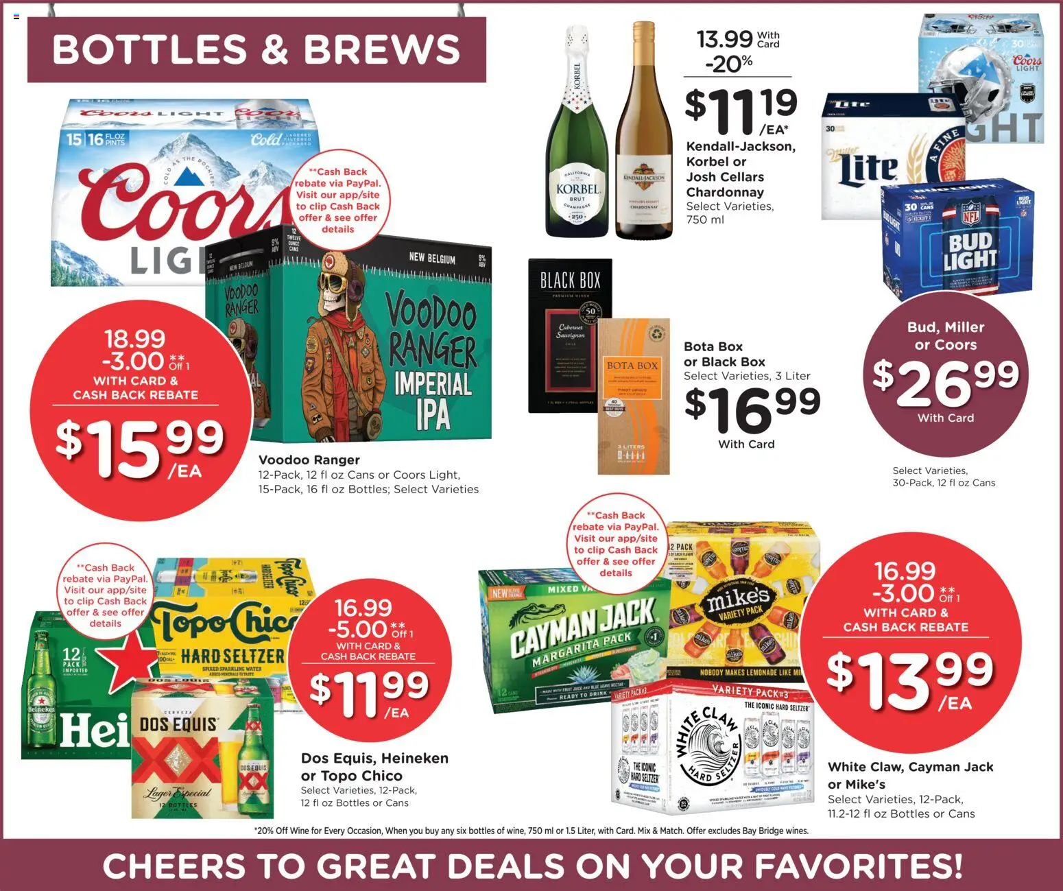 Smith's Weekly Ad - valid from 08/19/2026 | Page: 11 | Products: Box, Wine, Heineken, Water
