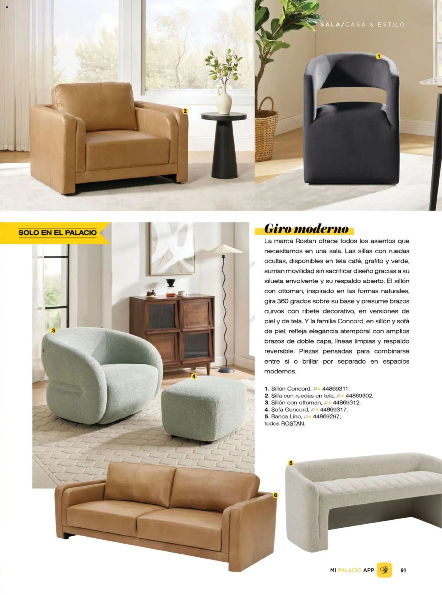 Nuevas ofertas de Palacio De Hierro válidas en toda la República Mexicana desde el 01/09/2026. ¡Encuentra las mejores ofertas en Palacio De Hierro catálogo La Gaceta! | Página: 95 | Productos: Sofá, Sillón, Silla, Sobre