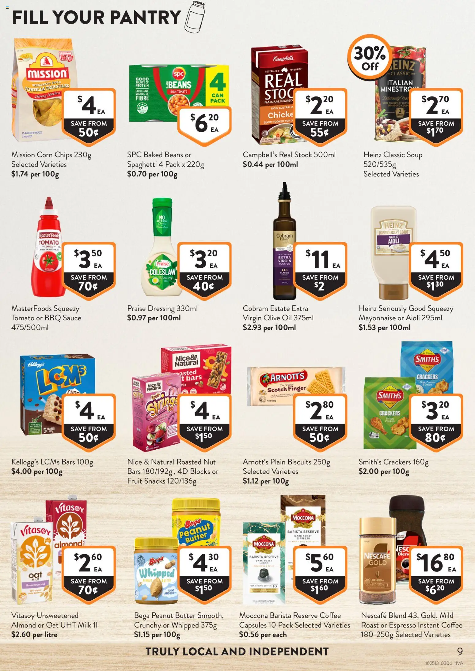 Foodworks catalogue - valid from 03.06.2026 | Page: 9 | Products: Cups, Olive oil, Soup, Nescafe