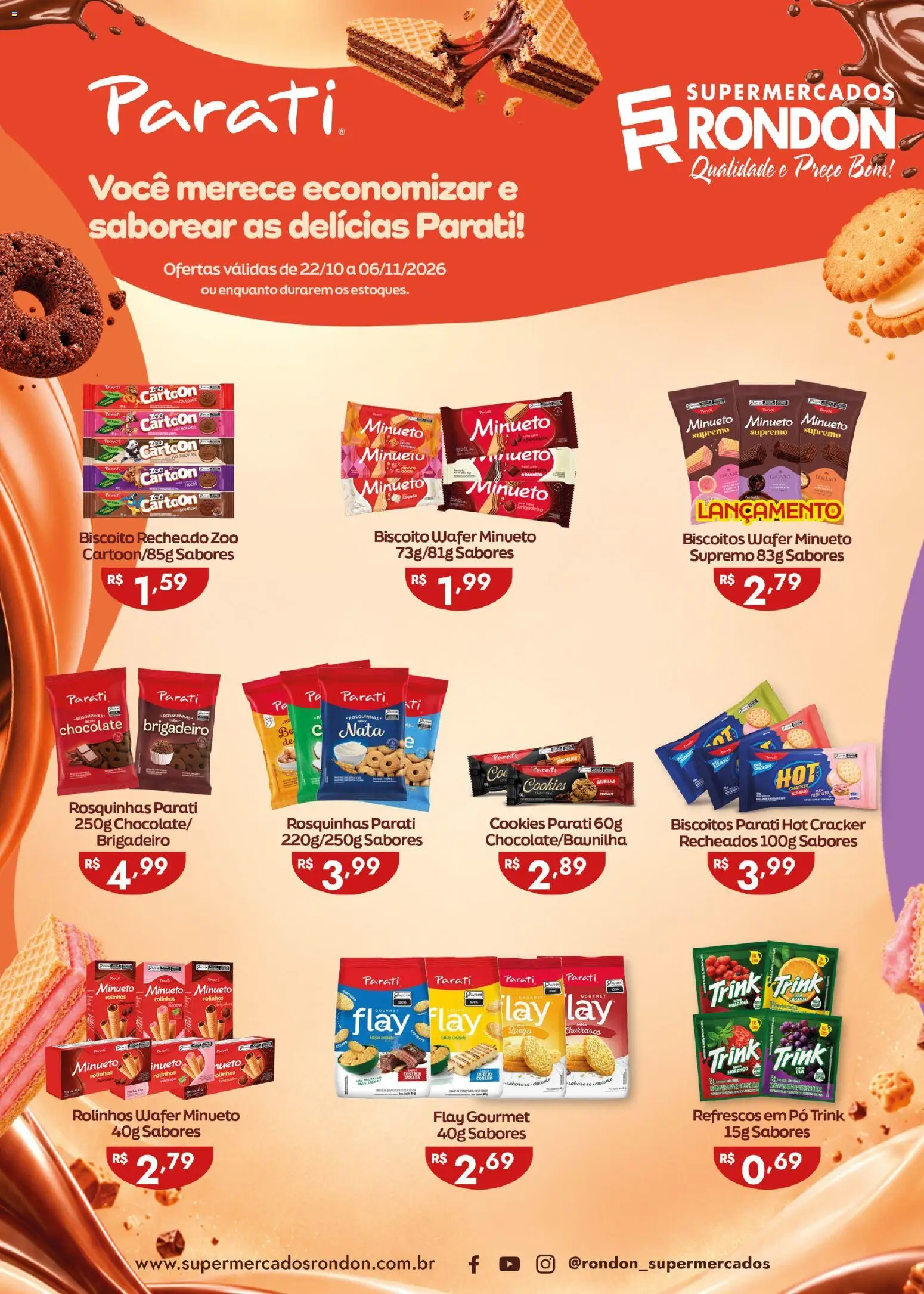 Supermercados Rondon Folheto - válido de 22/10/2026 | Página: 1