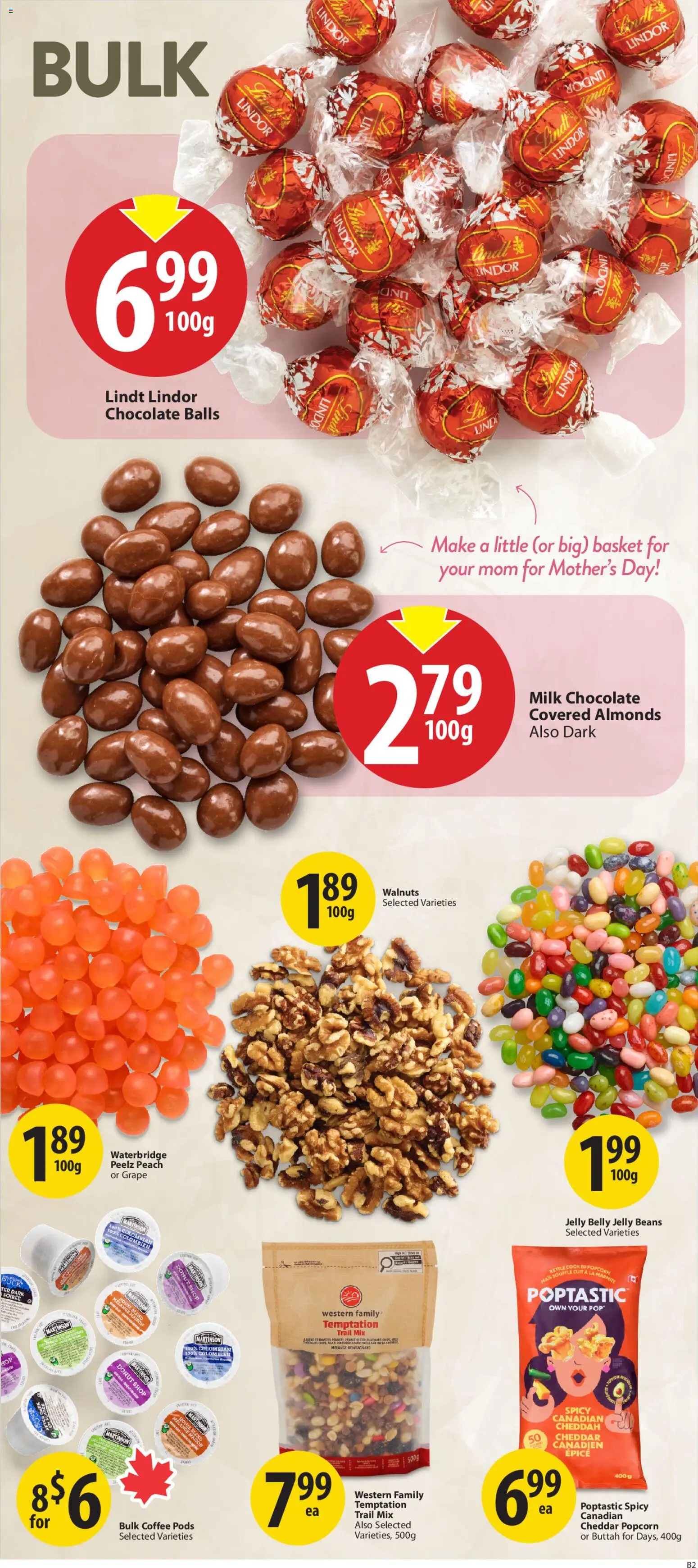 Save on foods flyer valid from 07.05.2026 | Page: 26 | Products: Basket, Milk, Coffee, Chocolate