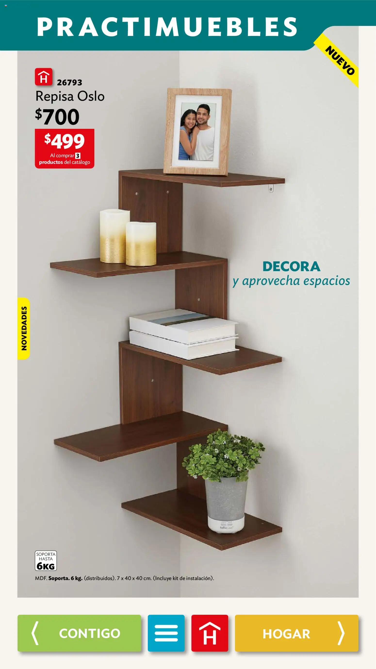 Nuevas ofertas de Betterware válidas en toda la República Mexicana desde el 29/06/2026. ¡Encuentra las mejores ofertas en Betterware campaña 7 2026! | Página: 10 | Productos: Repisa