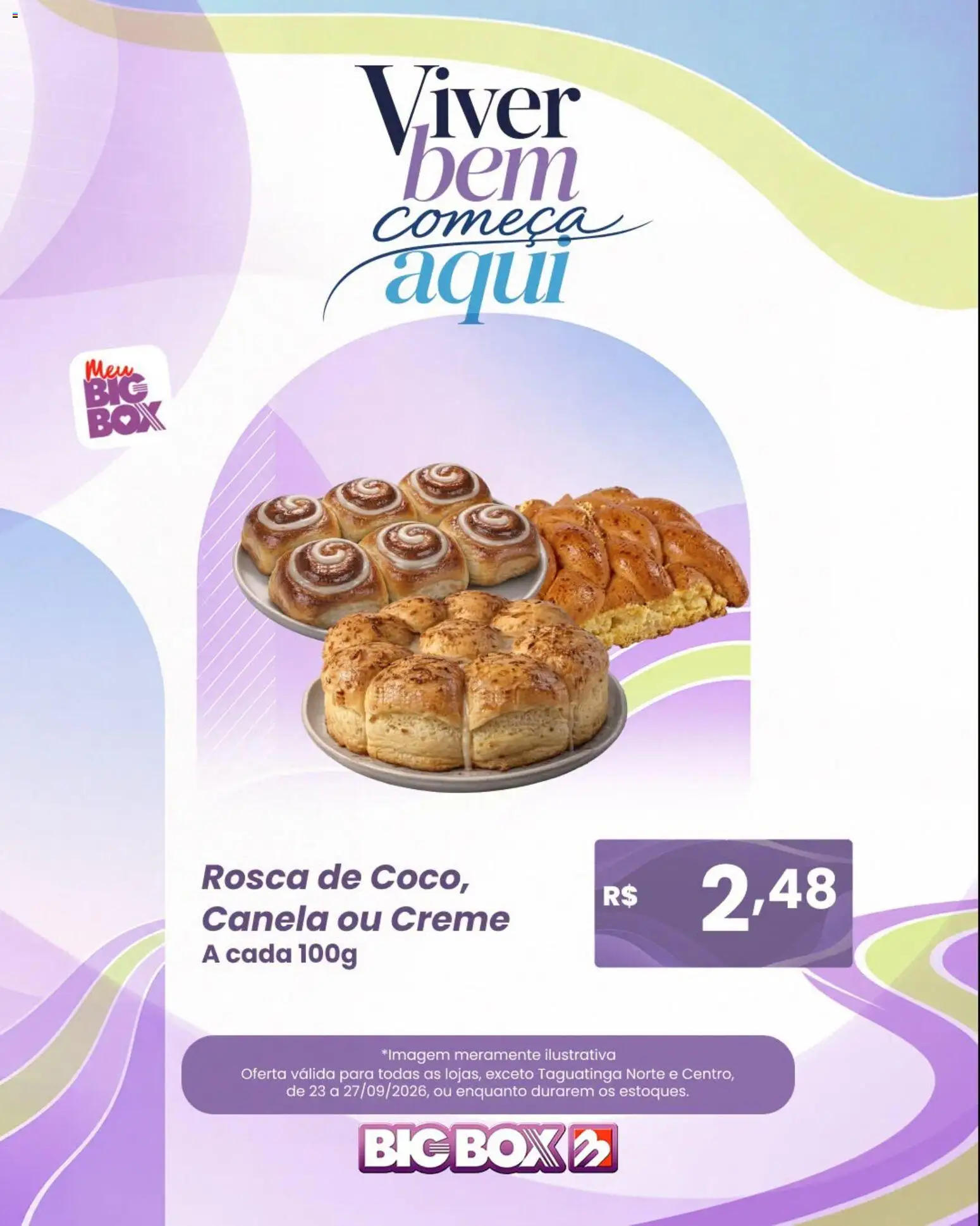 Big Box Folheto - válido de 23/09/2026 | Página: 3 | Produtos: Creme, Canela
